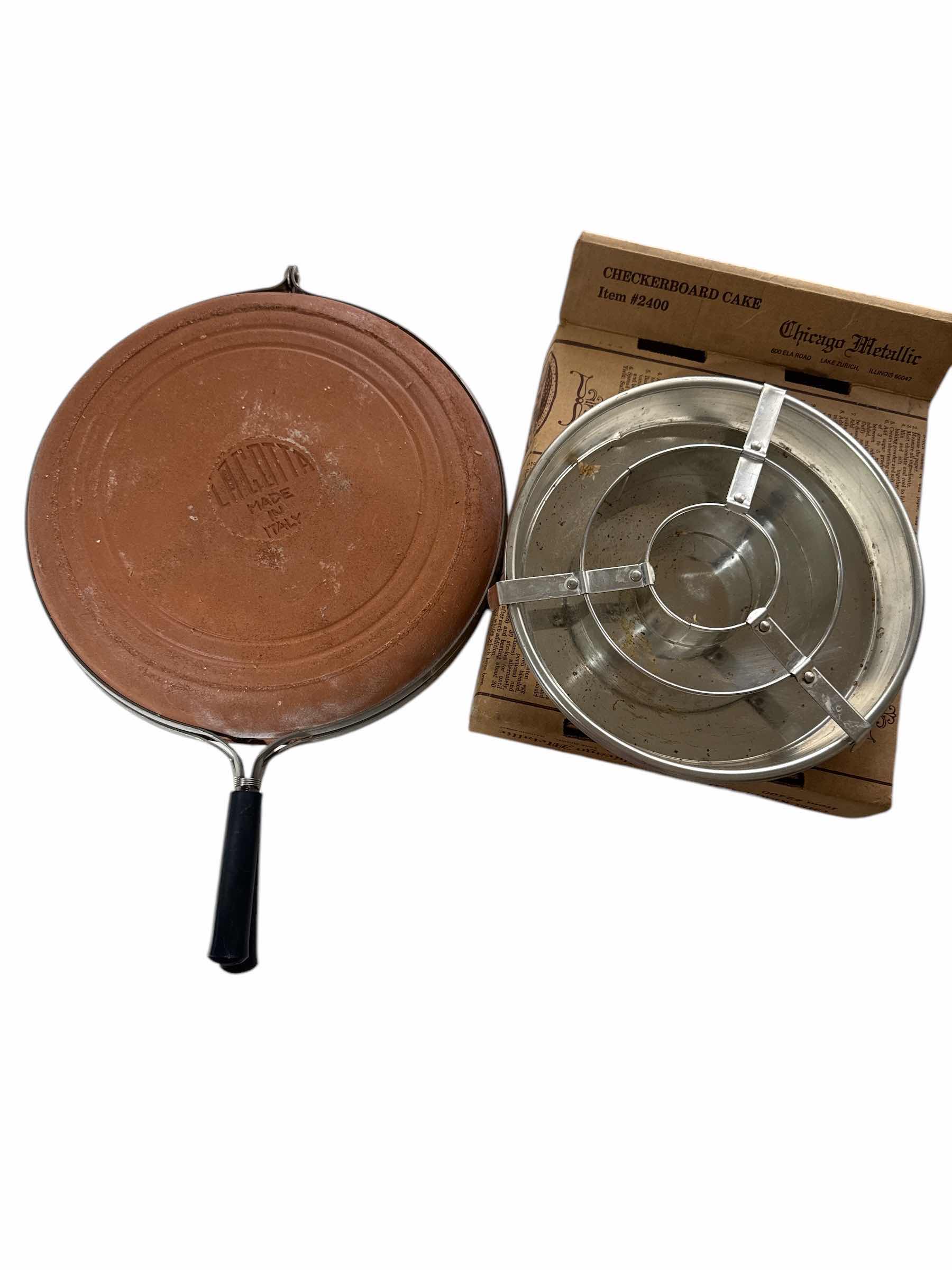Photo 1 of LACOTTA STEAKMAKER FRY PAN AND. CHECKERBOARD CAKE PAN