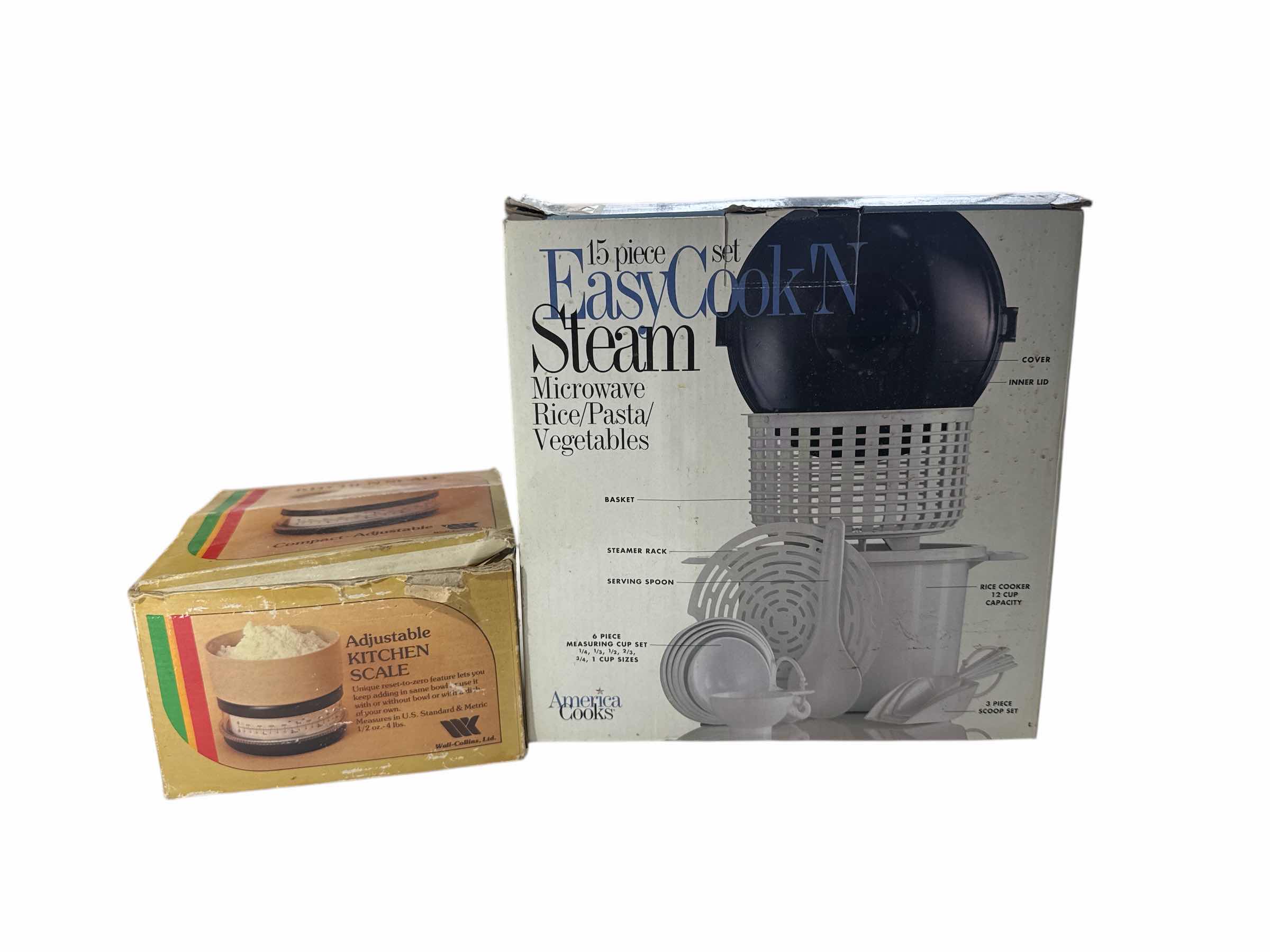 Photo 1 of KITCHEN SCALES AND MICROWAVE STEAMER