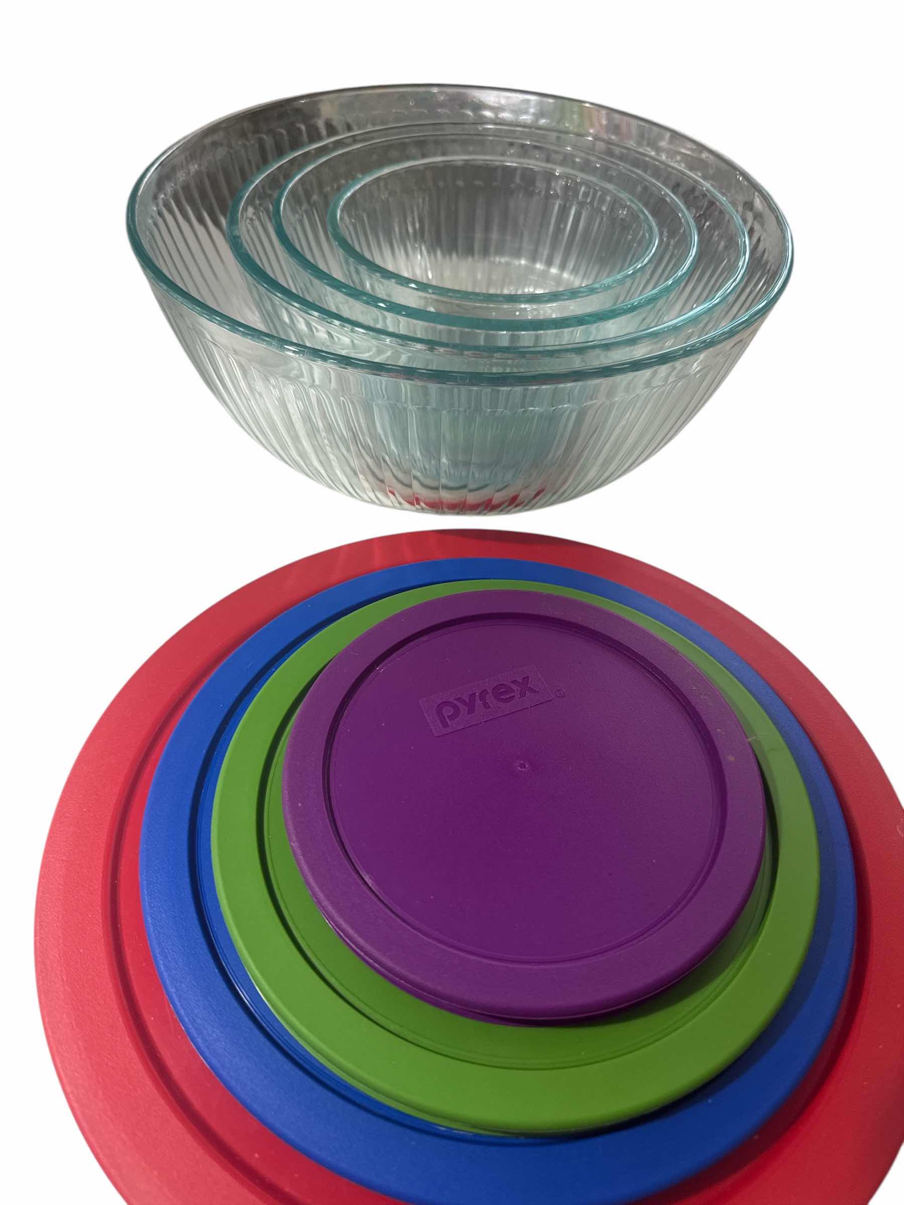 Photo 1 of 2 SETS OF NESTING BOWLS WITH LIDS