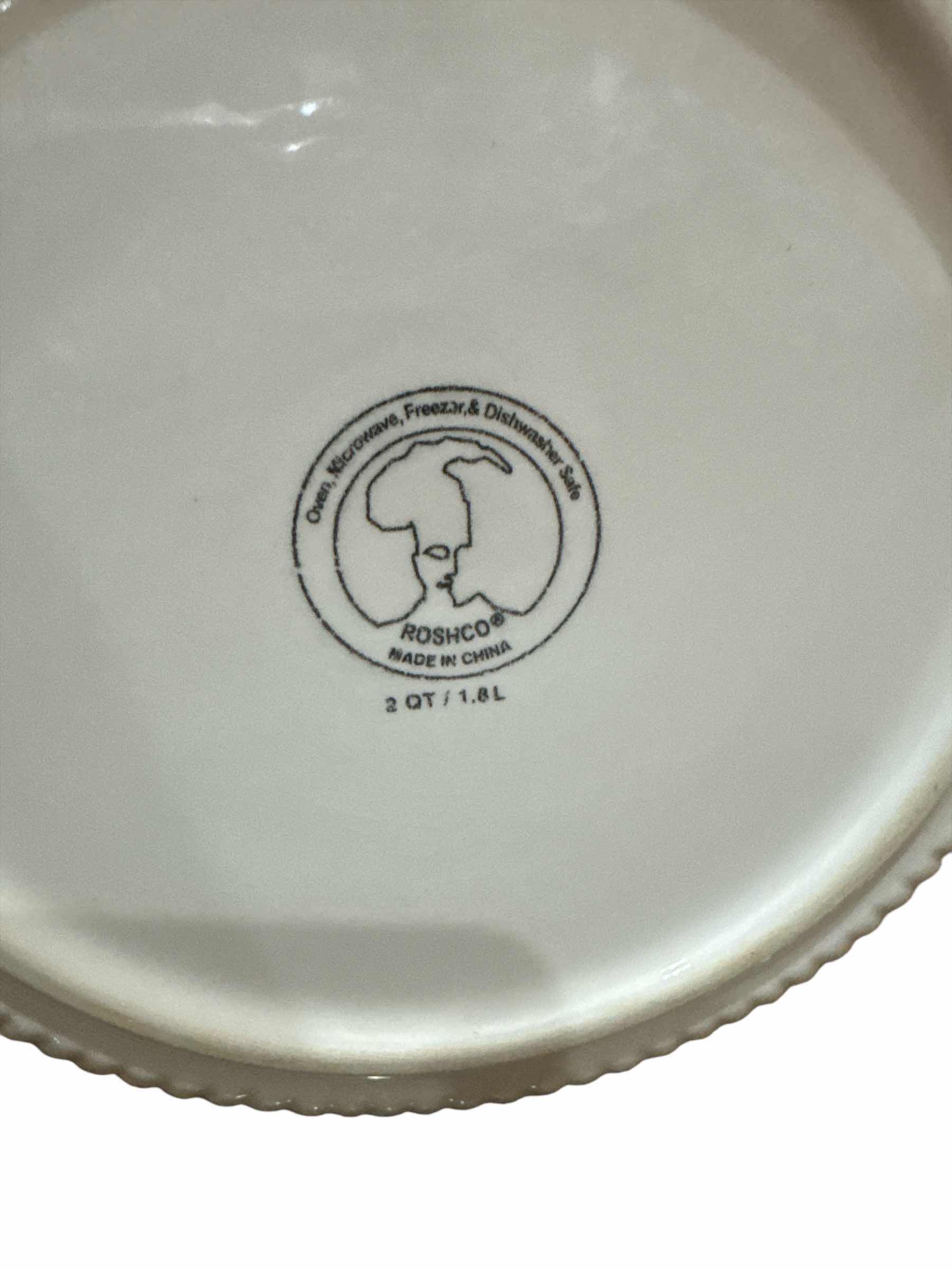 Photo 2 of 1 ROSCHO WHITE CASSEROLE DISH & 3 STYSON JAPAN OVEN TO TABLE COOKWARE RAMEKIN DISHES