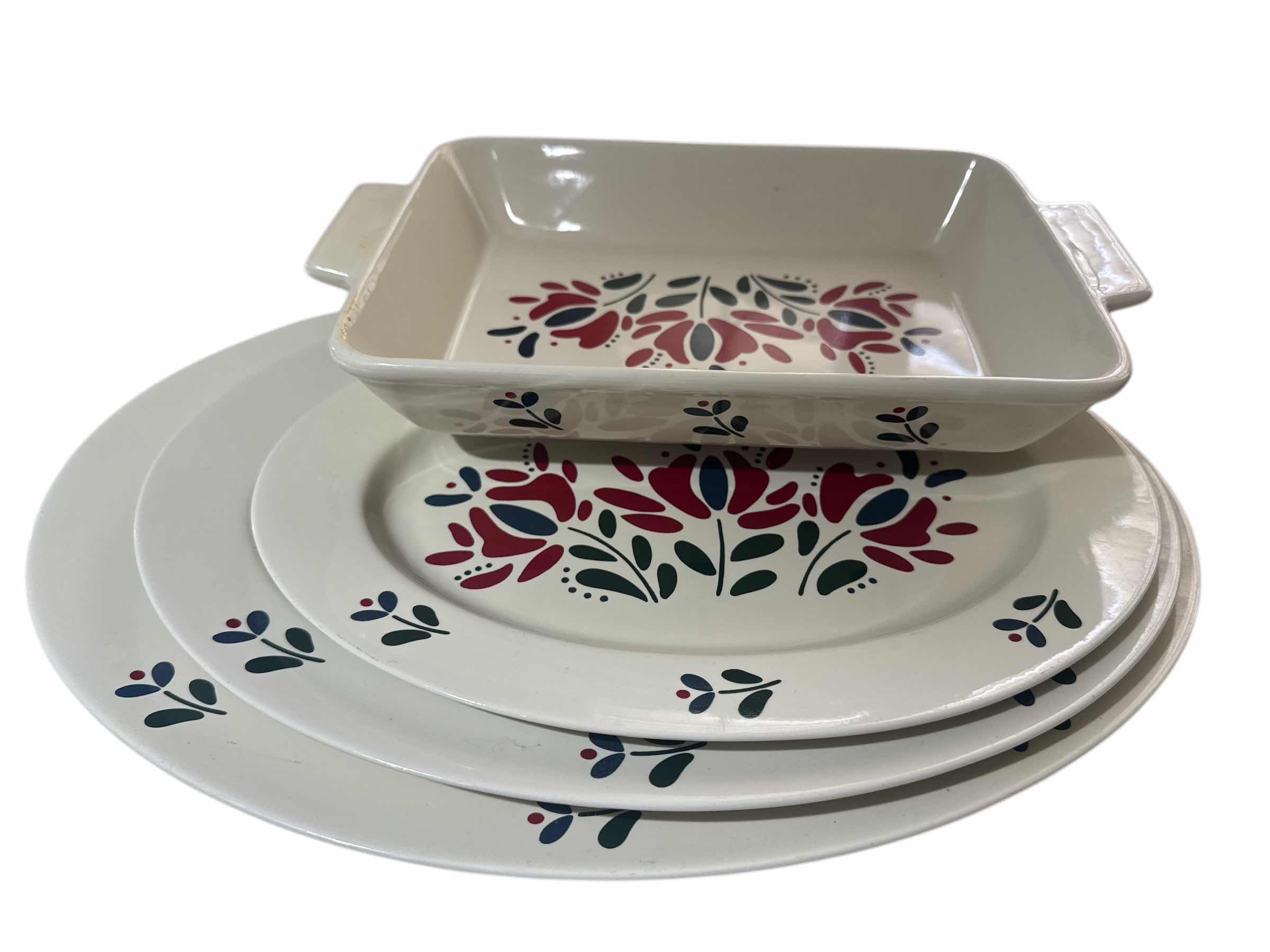 Photo 1 of 4 PIECES OF ASTA 1982 OVEN TO TABLE PORCELAIN, MADE IN JAPAN