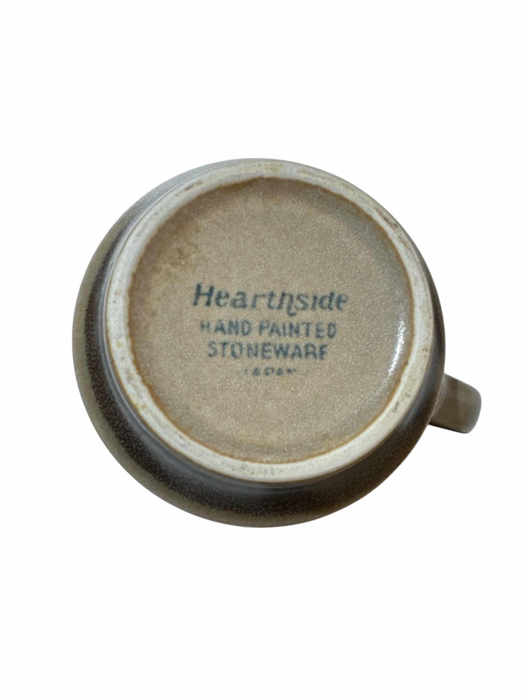 Photo 2 of 9-HEARTHSIDE HAND PAINTED STONEWARE JAPAN MADE  DOGWOOD PATTERN MUGS