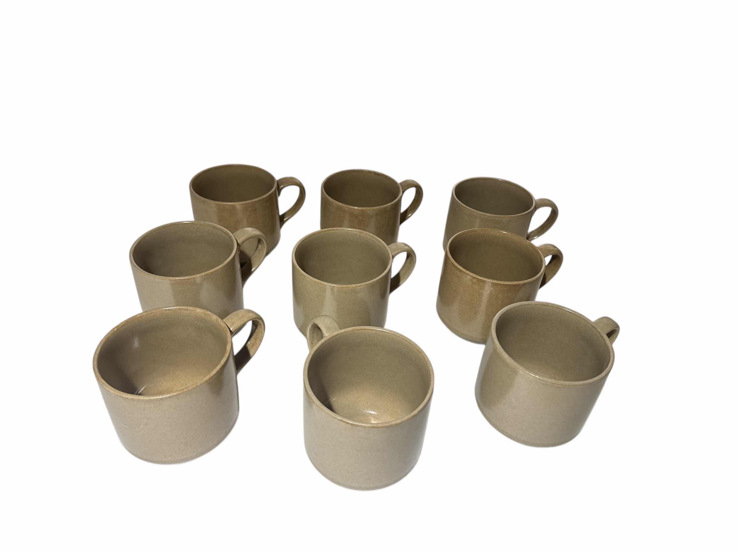 Photo 1 of 9-HEARTHSIDE HAND PAINTED STONEWARE JAPAN MADE  DOGWOOD PATTERN MUGS