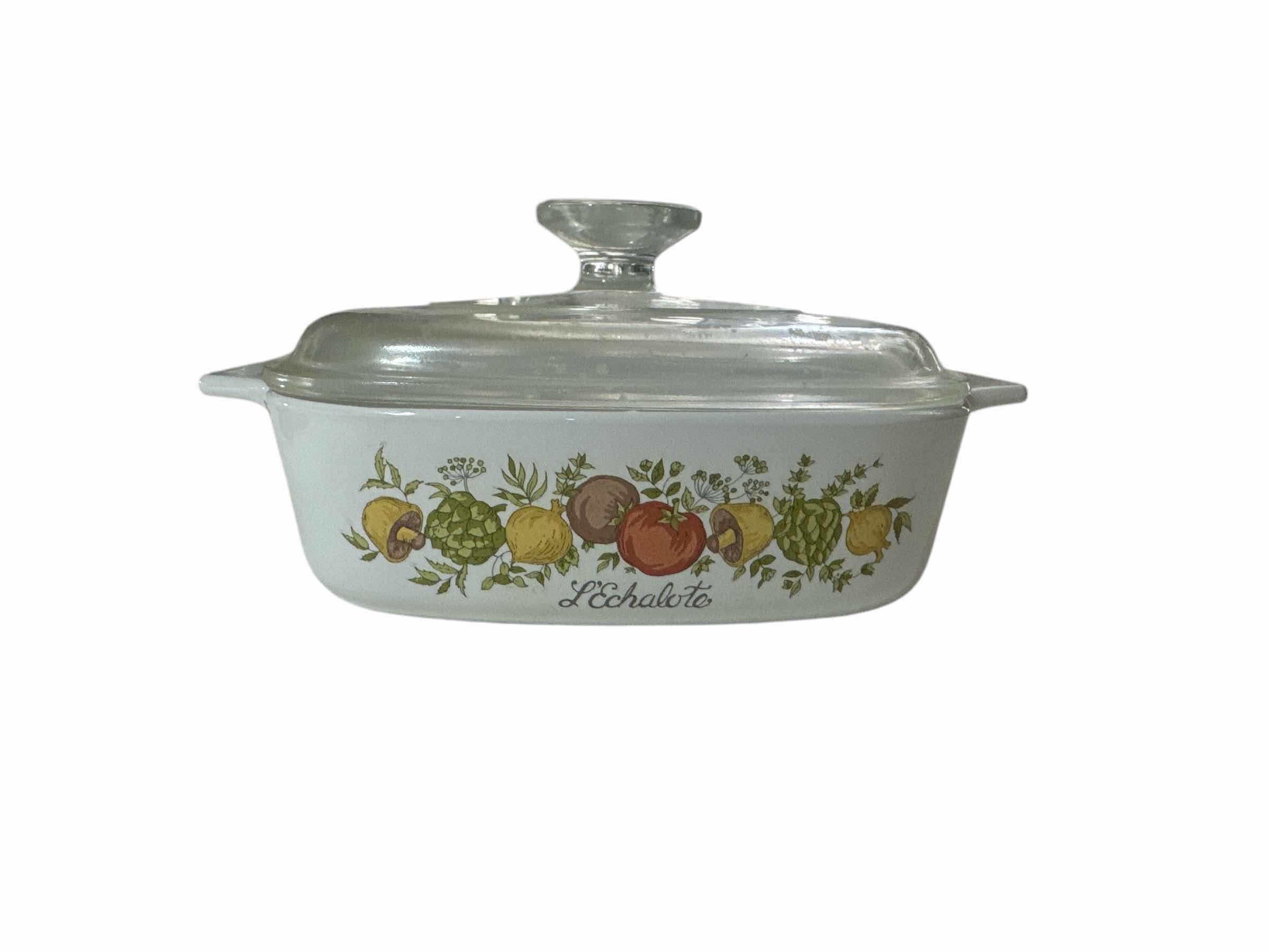 Photo 1 of RARE VINTAGE CORNINGWARE SPICE OF LIFE 1 QT A-1-B WITH LID-BAKING WARE WITH LID.