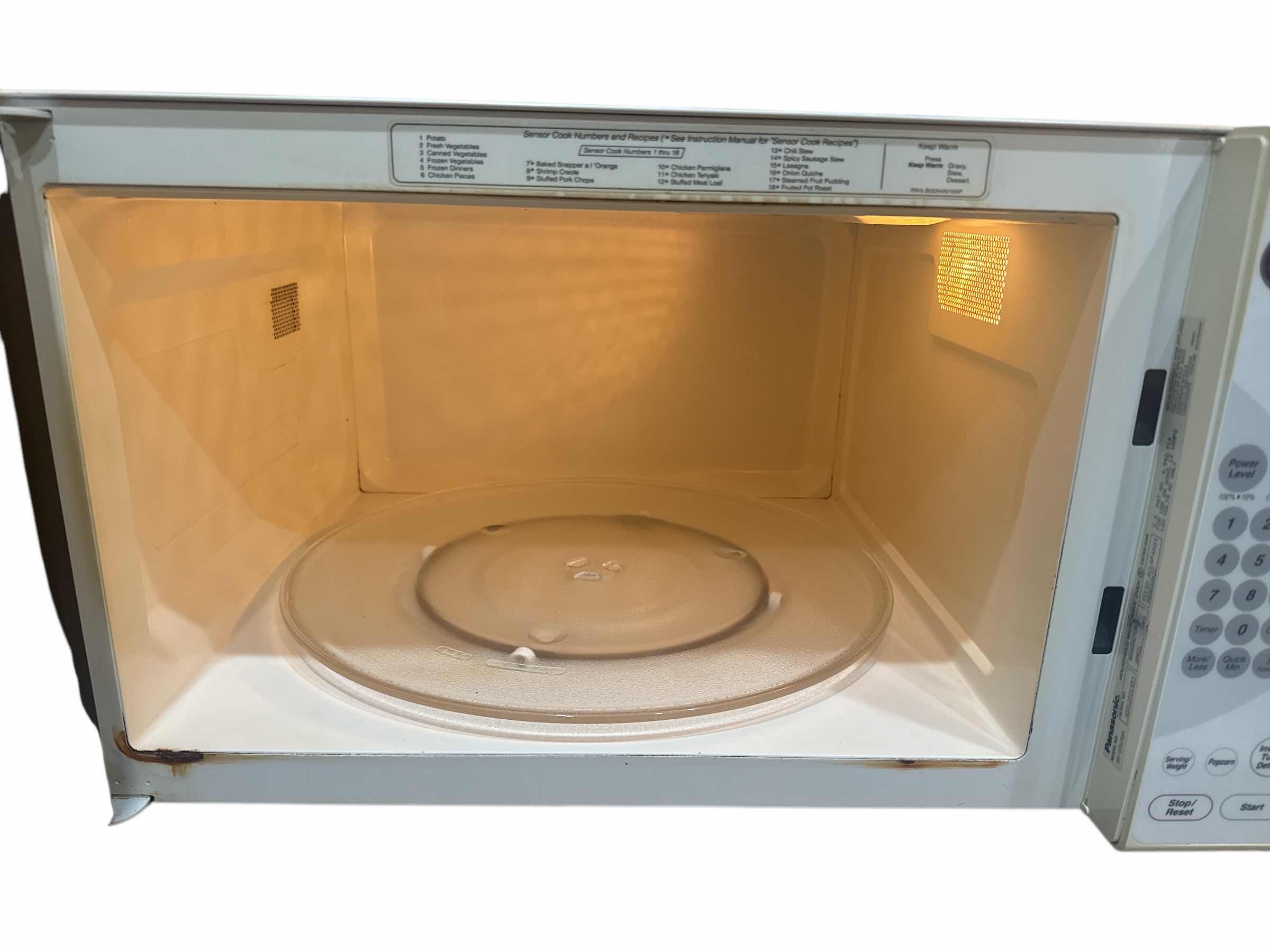 Photo 1 of PANASONIC THE GENIUS PREMIER MICROWAVE IN WHITE