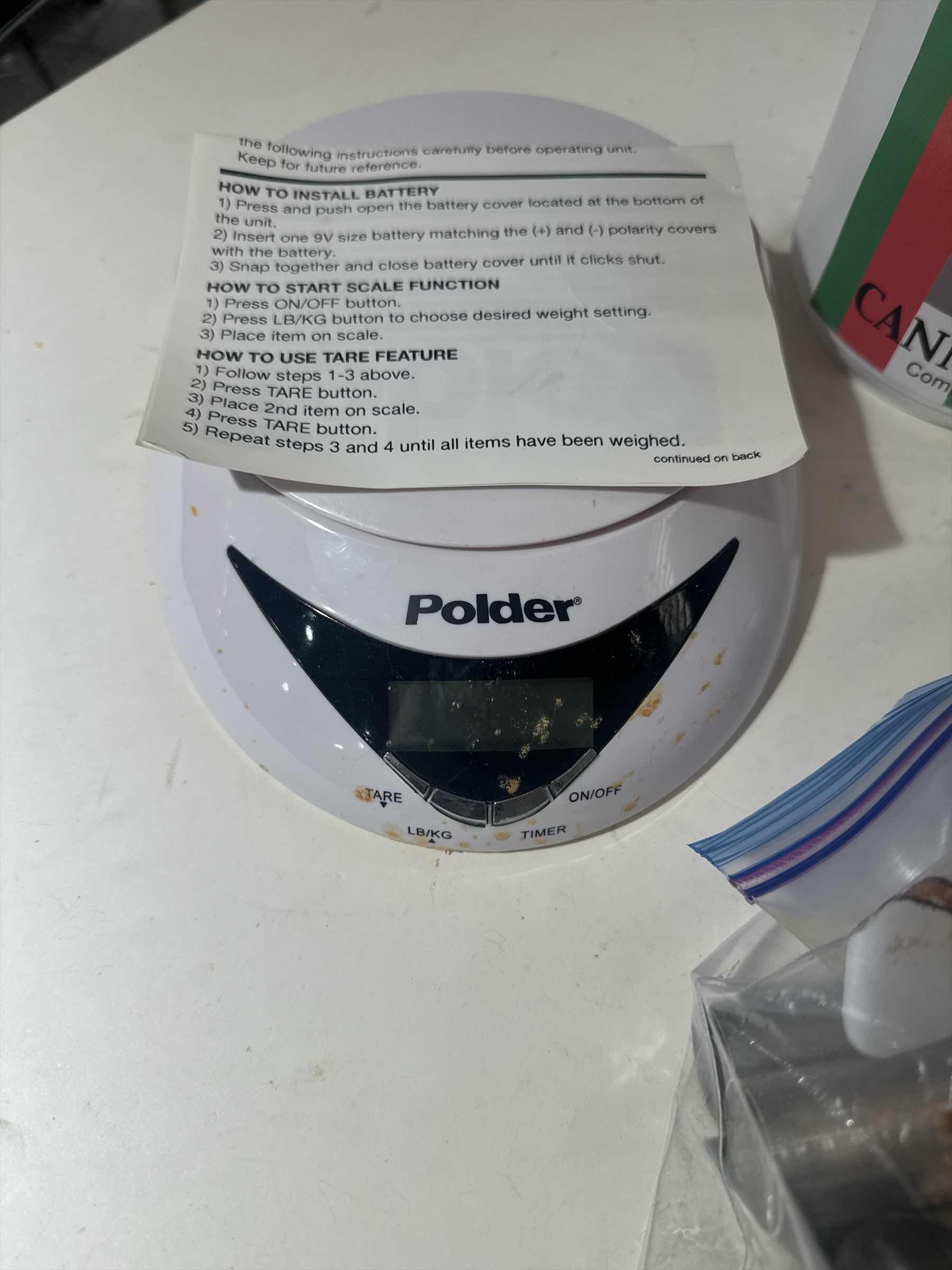 Photo 1 of 4 KITCHEN ITEMS (2) CANNOLI CORE SETS, PAMPERED CHEF CHOPPER, POLDER DIGITAL SCALE