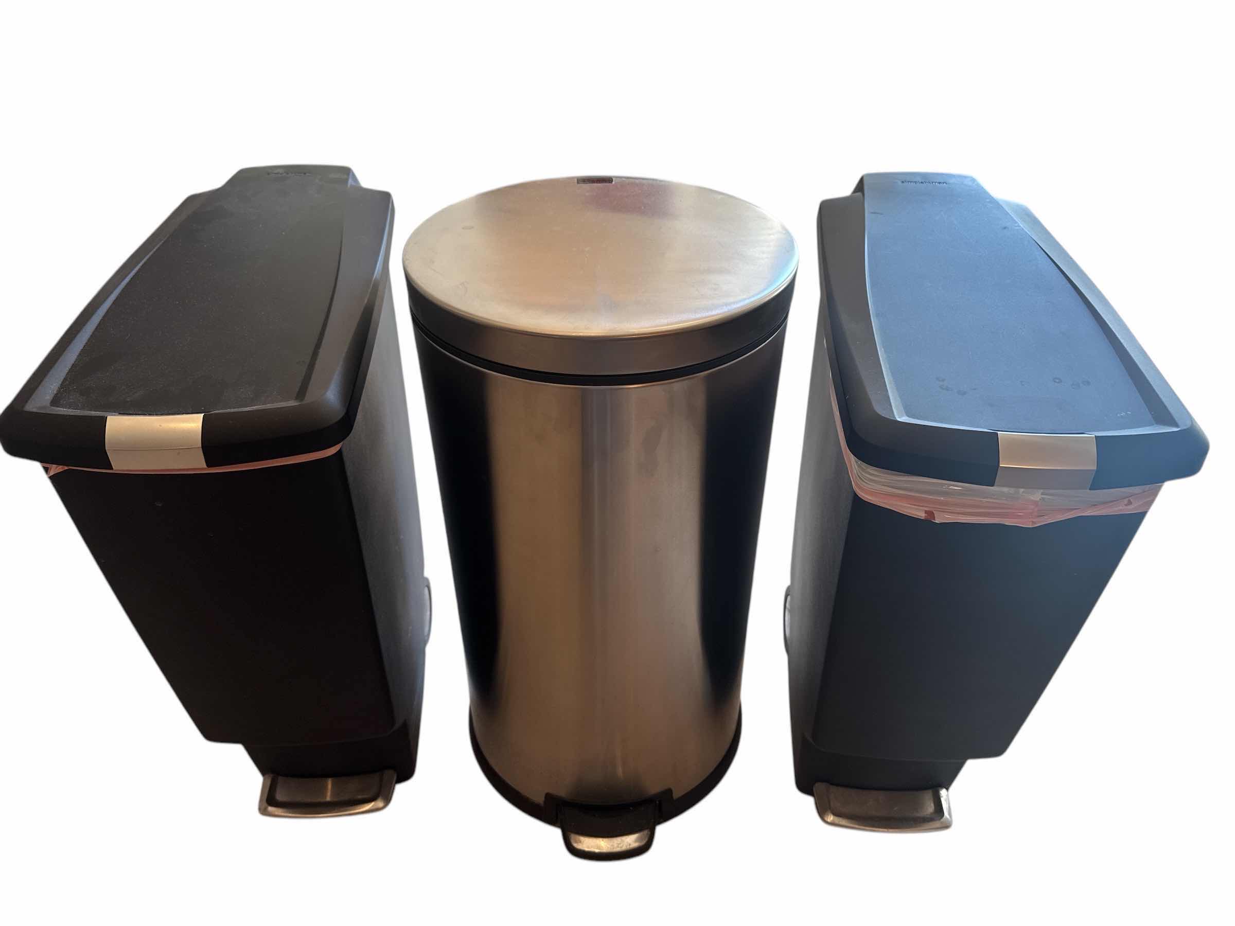 Photo 1 of 3 TRASH CANS  SIMPLE HUMAN