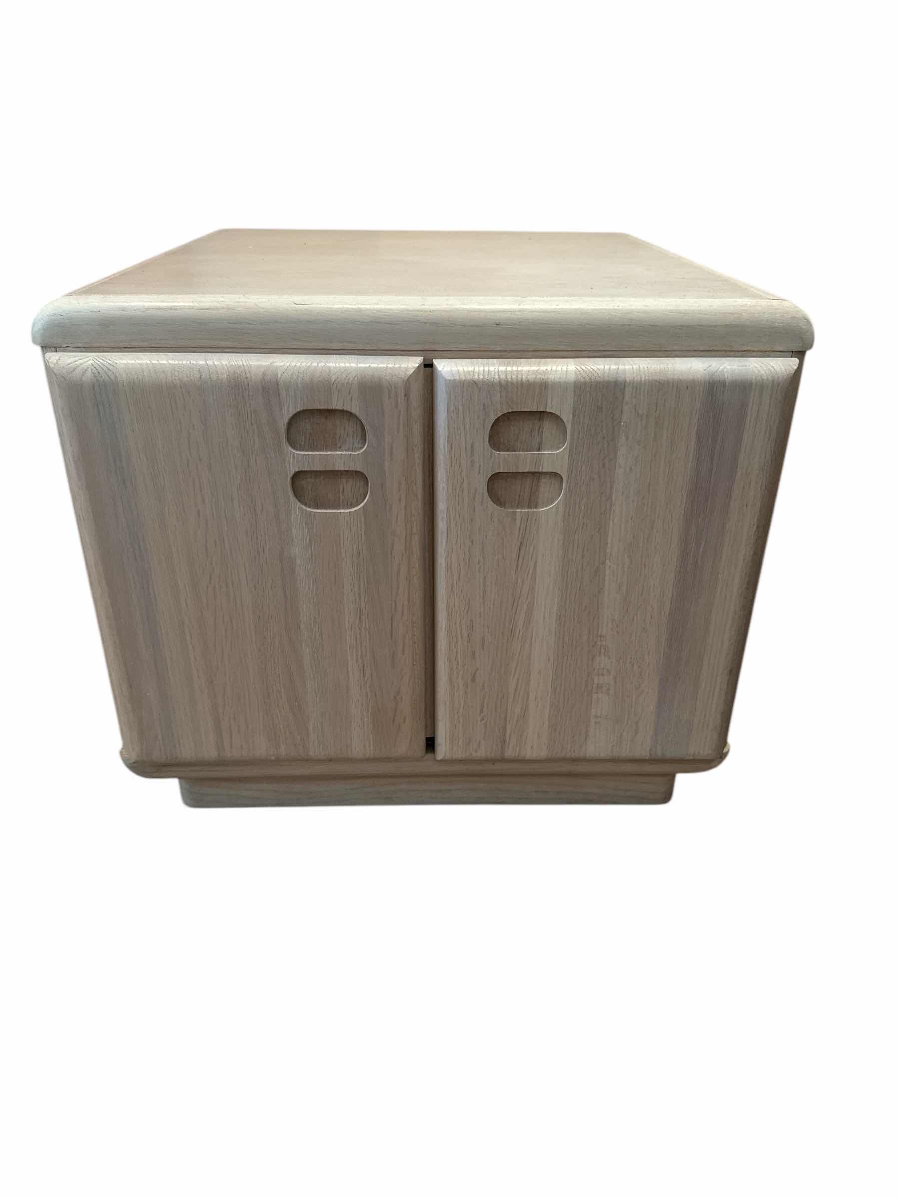 Photo 1 of MAPLE COLORED END TABLE MID CENTURY MODERN 24“ x 24“ H 22”