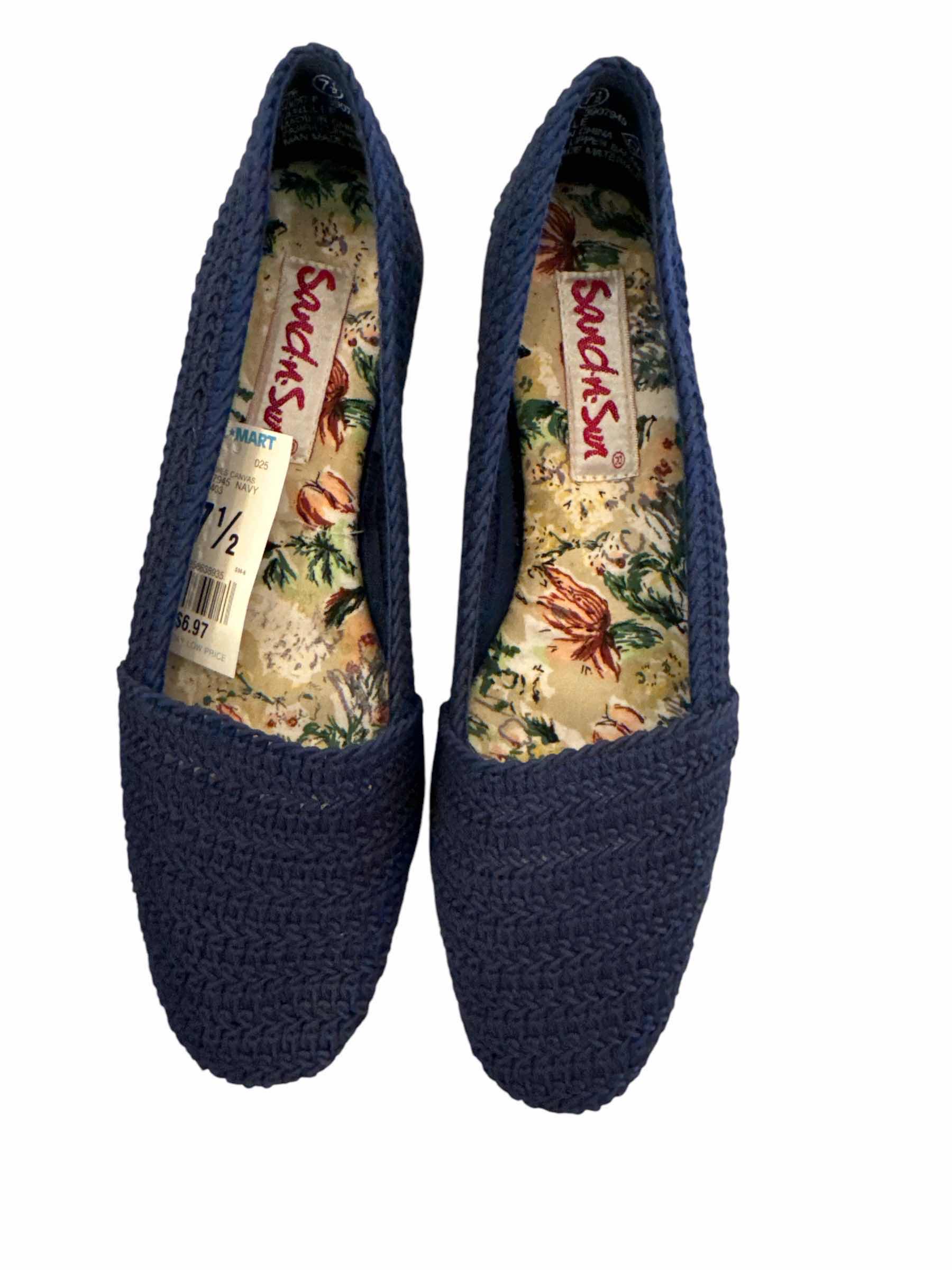 Photo 1 of SAND N SUN SIZE 7.5 JANELLE IN NAVY