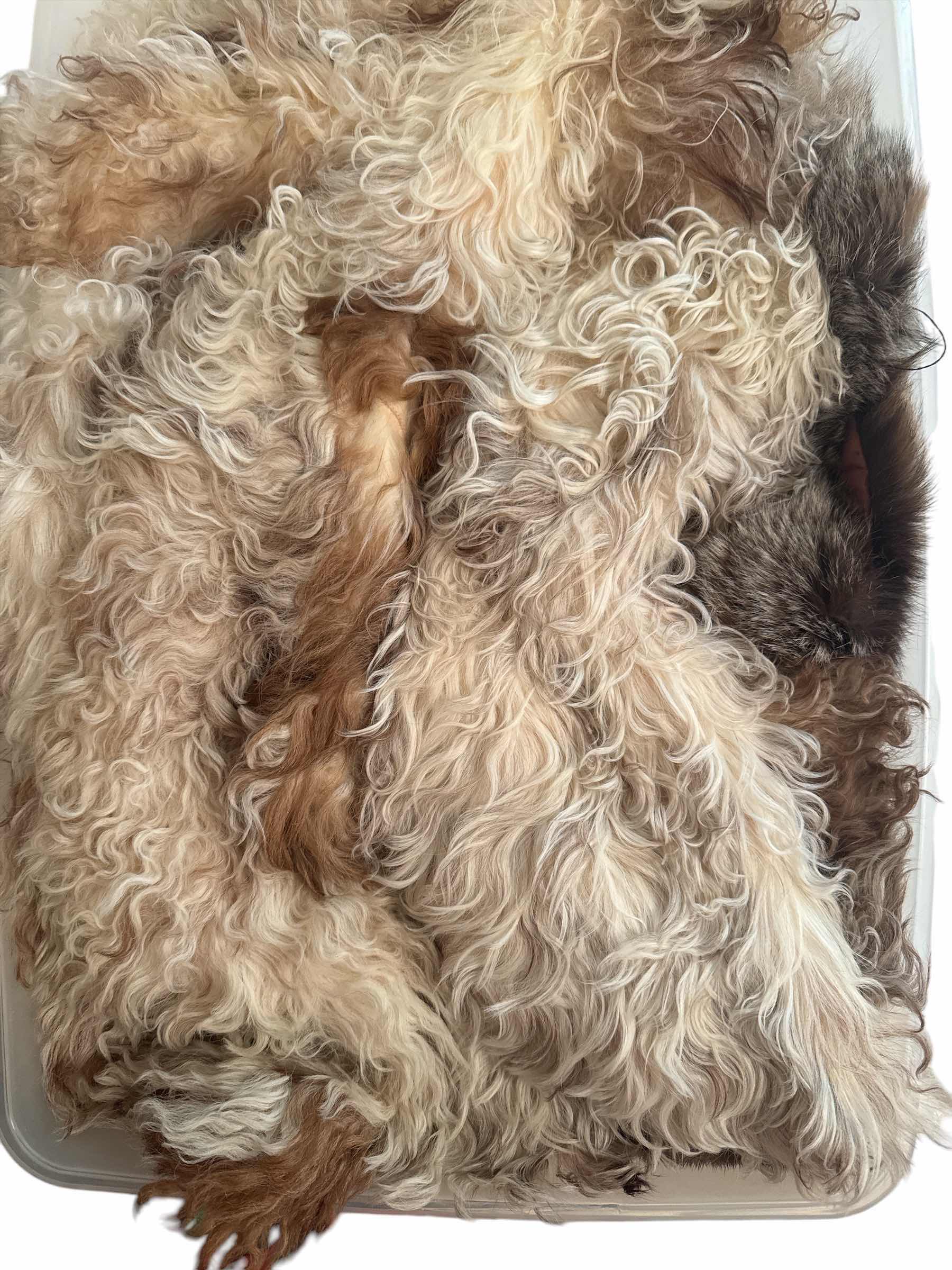 Photo 1 of 58 QT TOTE OF FUR FABRIC