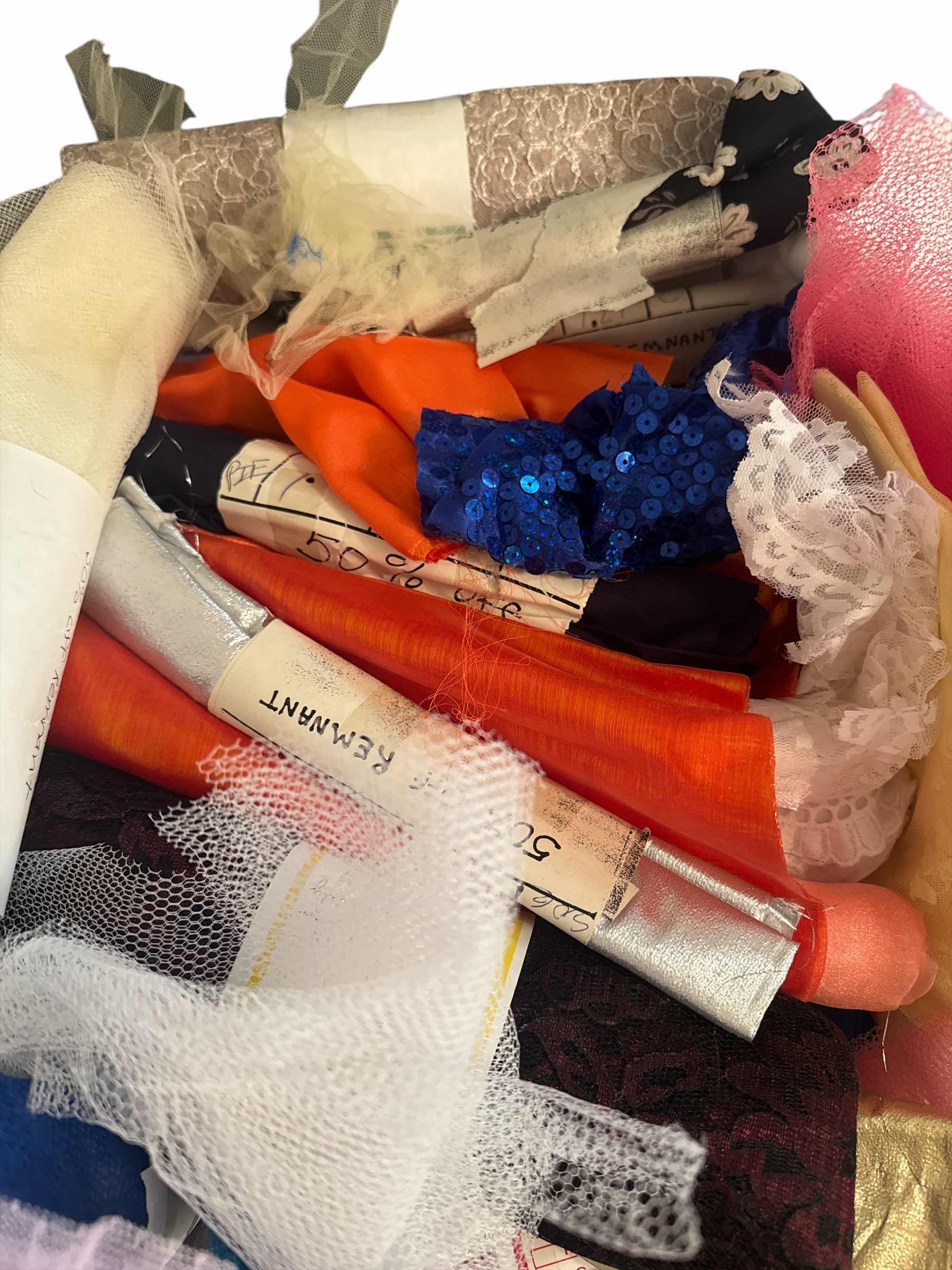 Photo 1 of 58 QT TOTE OF FABRIC