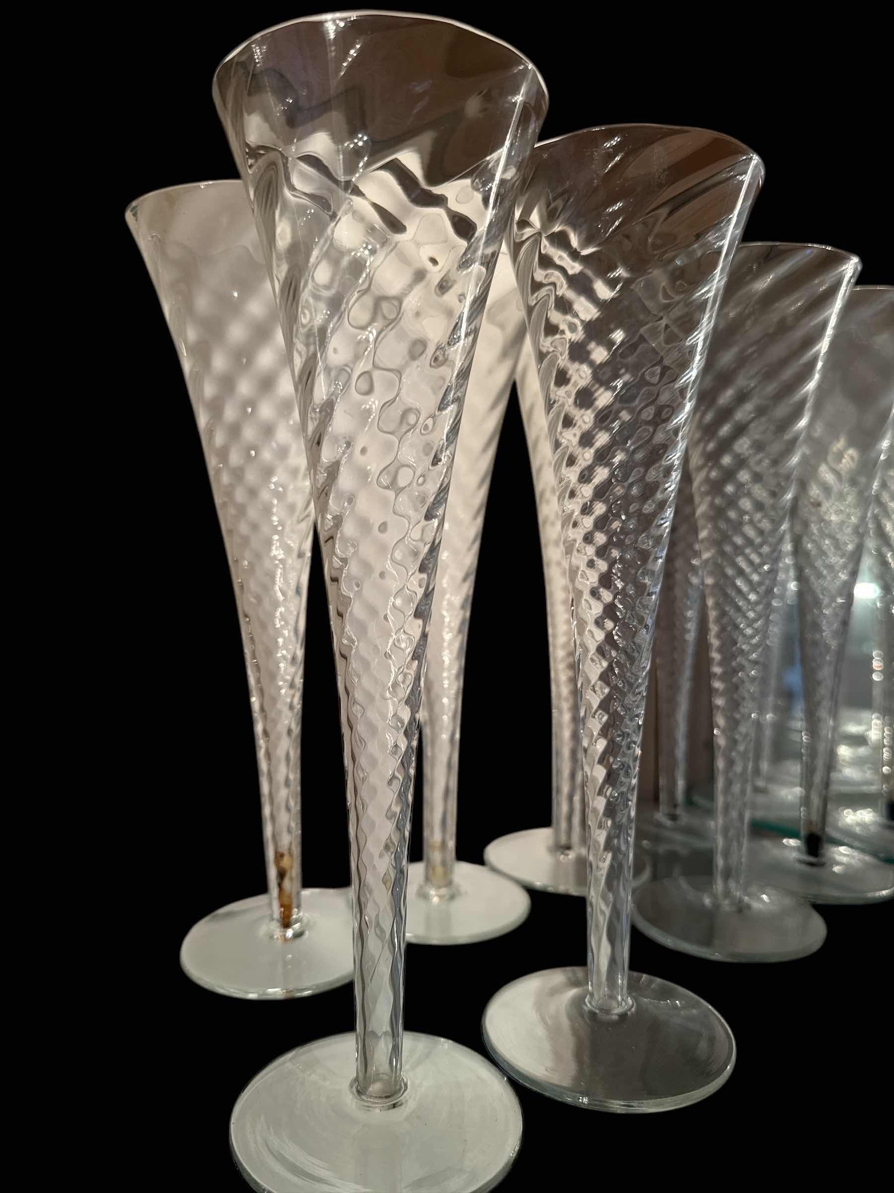 Photo 1 of 8 CHAMPAGNE FLUTES