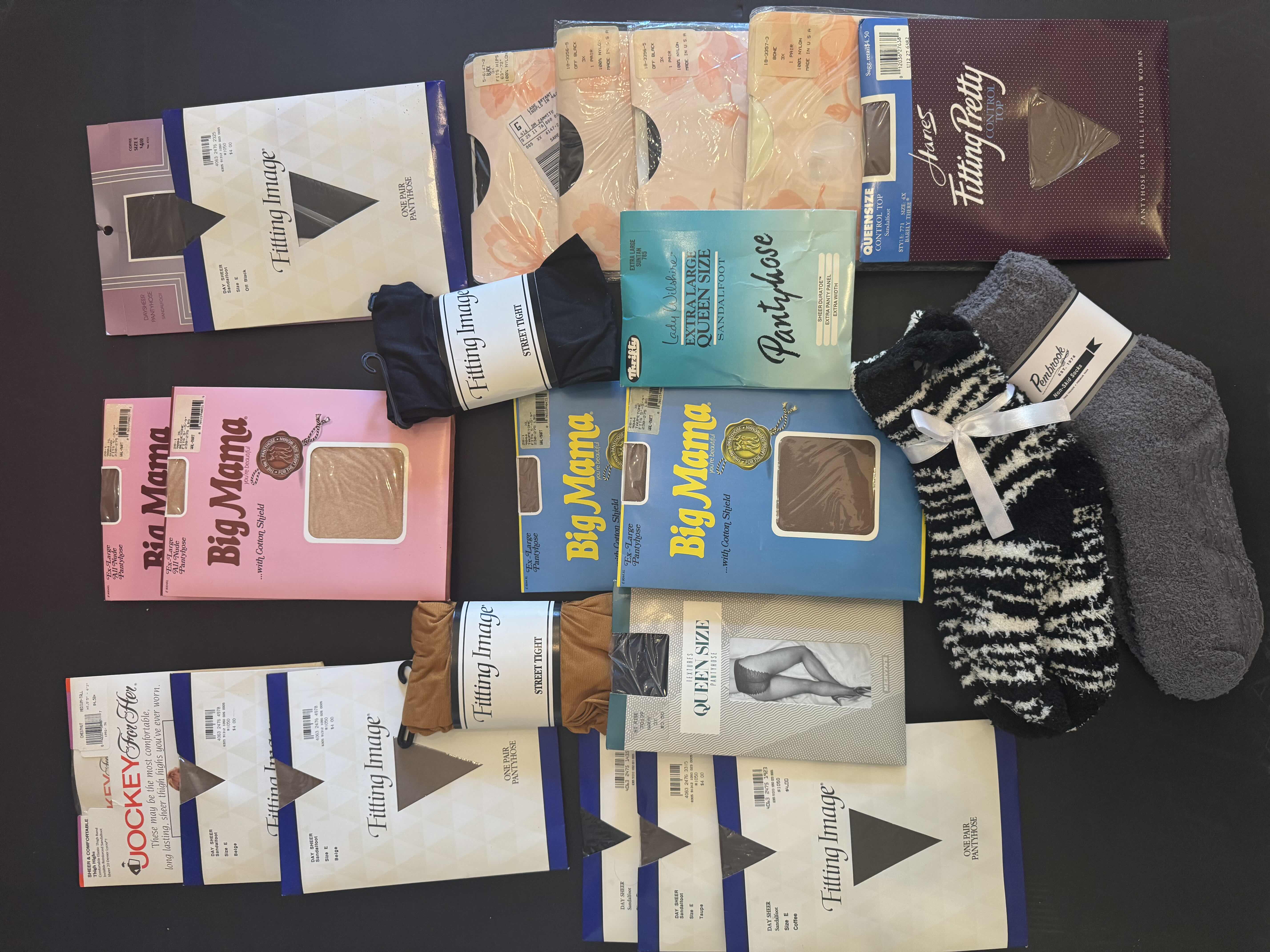 Photo 1 of BRAND NEW UNDERGARMENTS, HOSERY, AND SOCKS, 2XL- 4XL