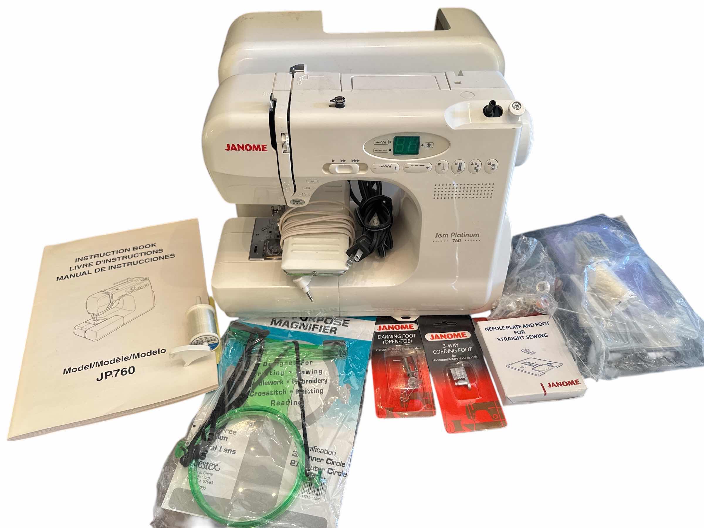 Photo 1 of JANOME JEM PLATINUM 760 SEWING MACHINE