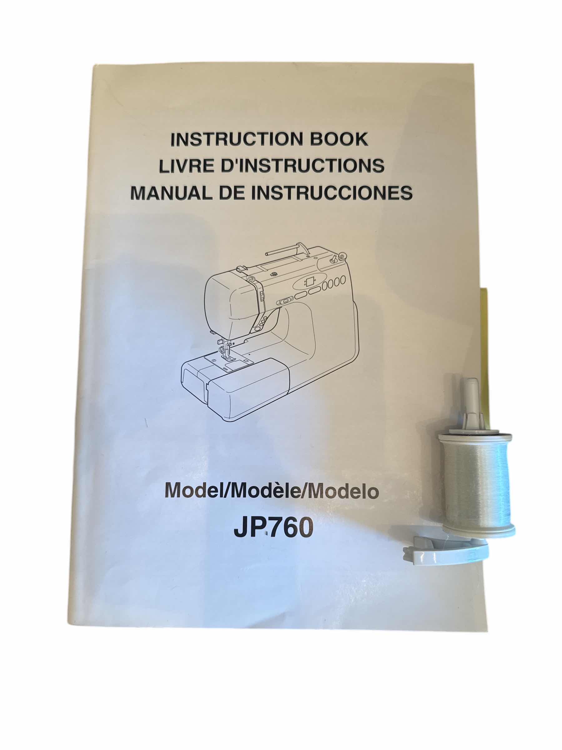 Photo 1 of JANOME JEM PLATINUM 760 SEWING MACHINE