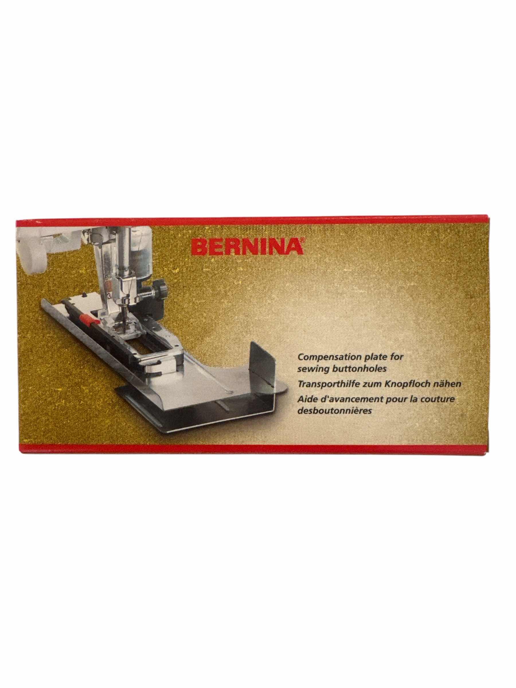 Photo 1 of BERNINA BUTTONHOLE COMPENSATING PLATE