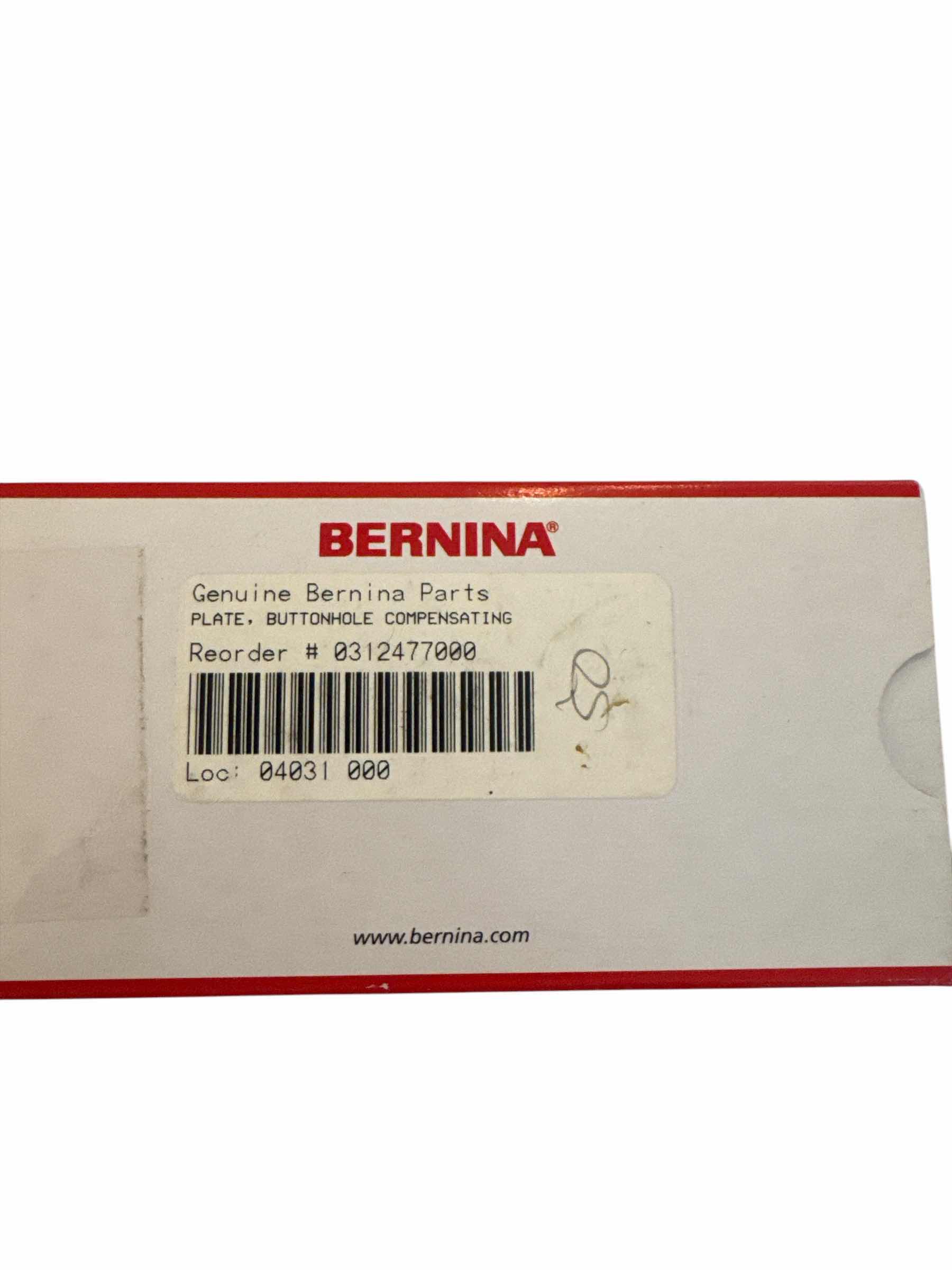 Photo 2 of BERNINA BUTTONHOLE COMPENSATING PLATE