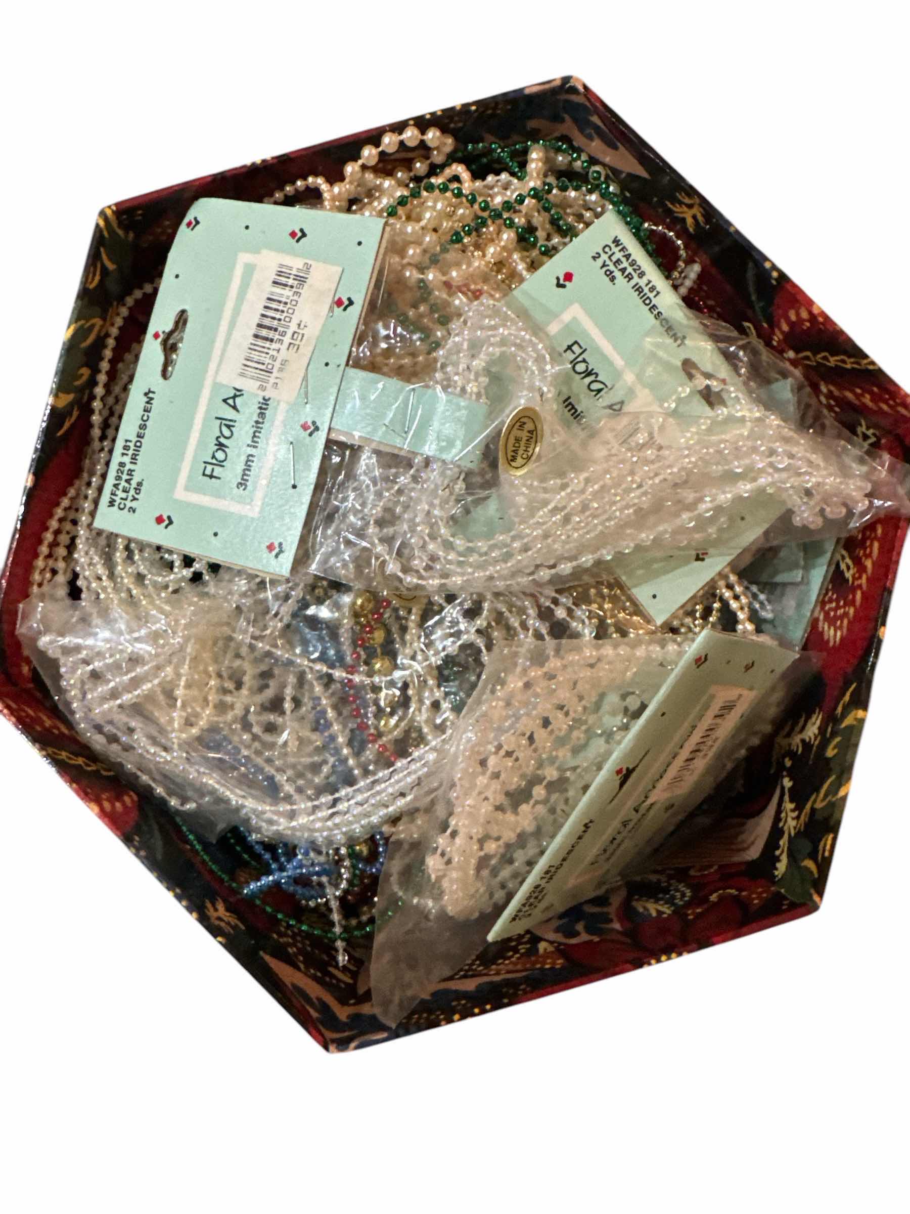 Photo 1 of 3 CONTAINERS OF MISCELLANEOUS CRAFTING MATERIAL