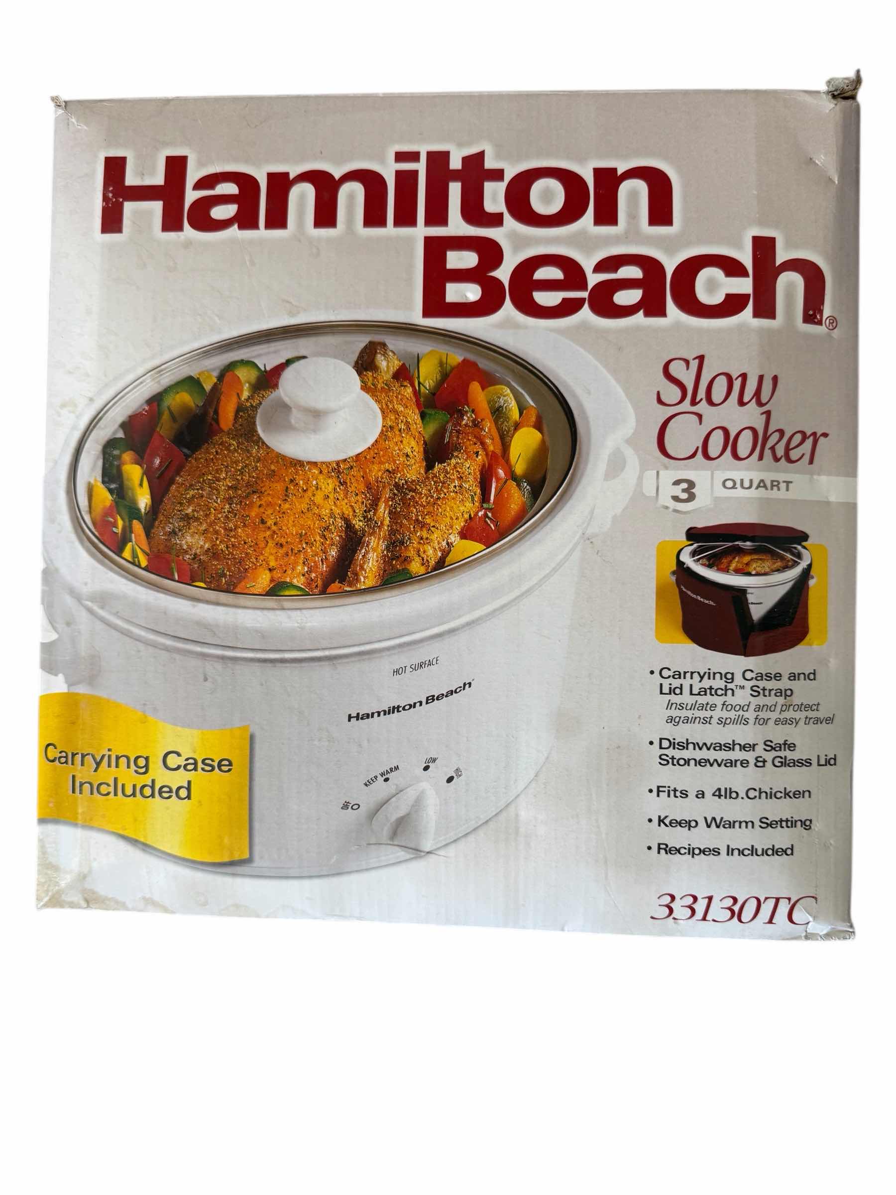 Photo 1 of HAMILTON BEACH 3QT SLOW COOKER