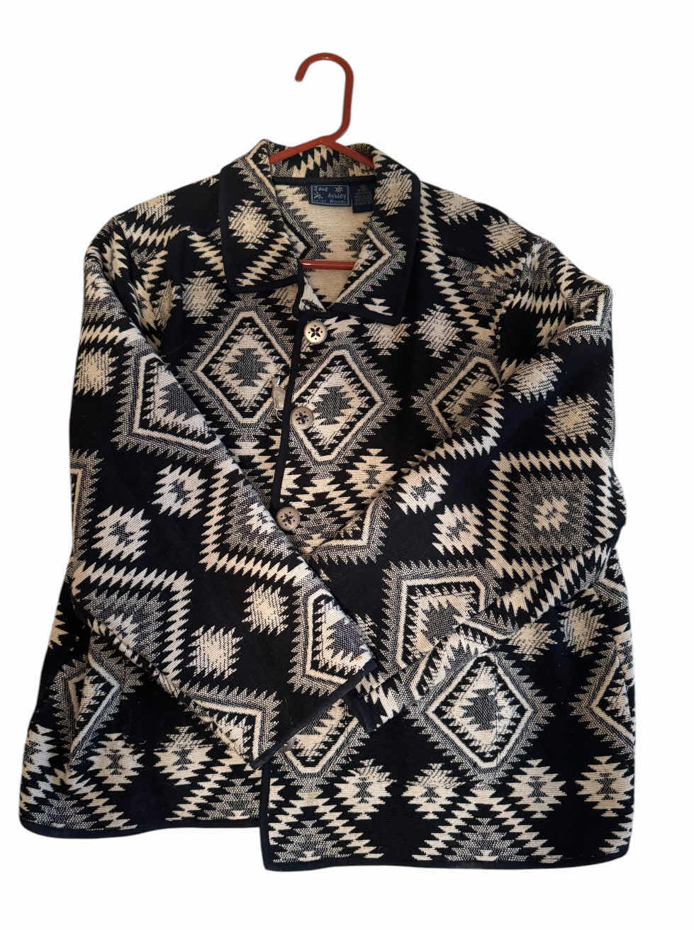 Photo 1 of 3- VINTAGE SHERPAS AND DENIM JACKET, SIZE 2X, WOMEN’S CLOTHING