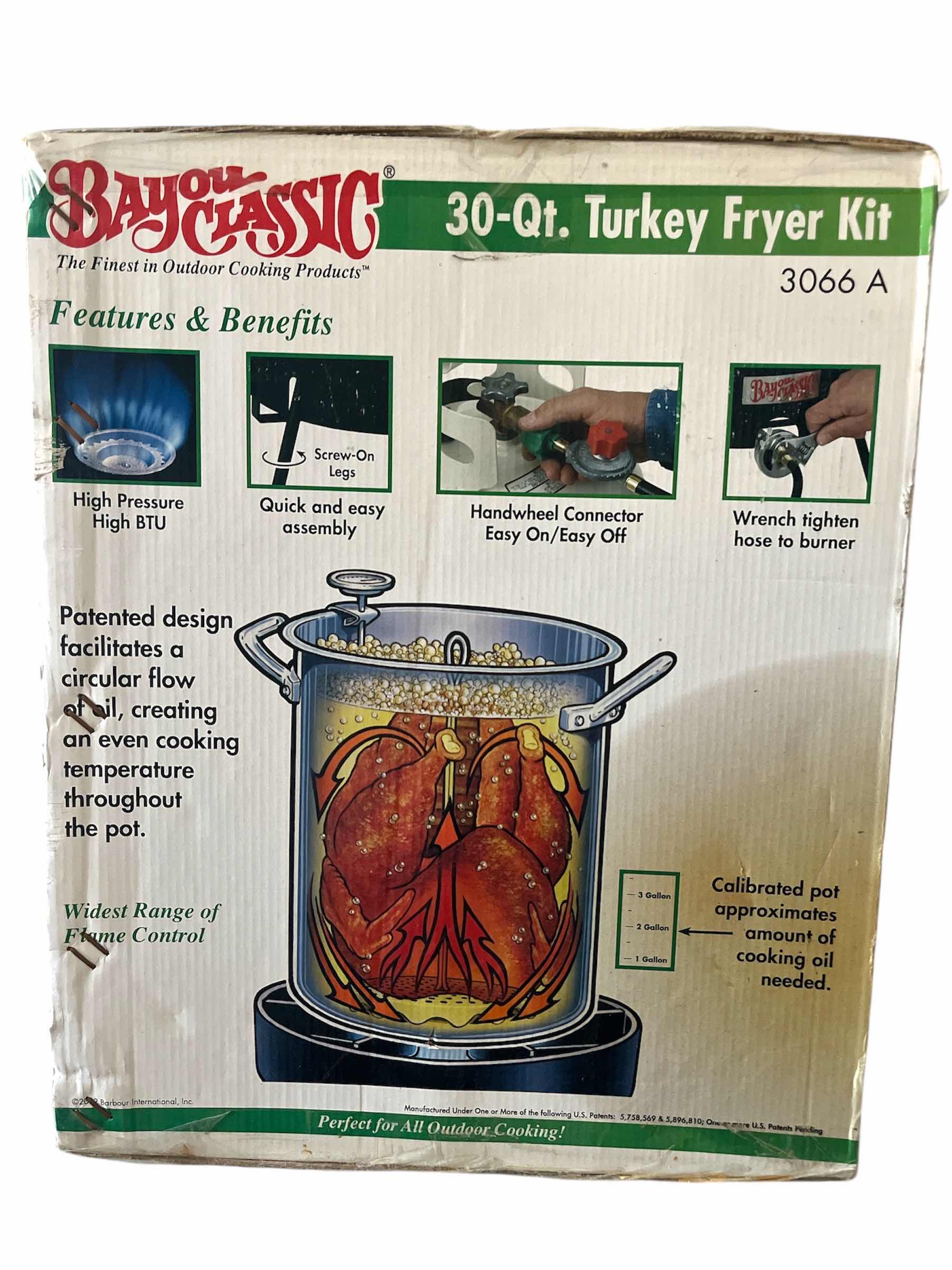 Photo 1 of ANTIQUE BAYOU CLASSIC 30-QT TURKEY FRYER KIT-3066A