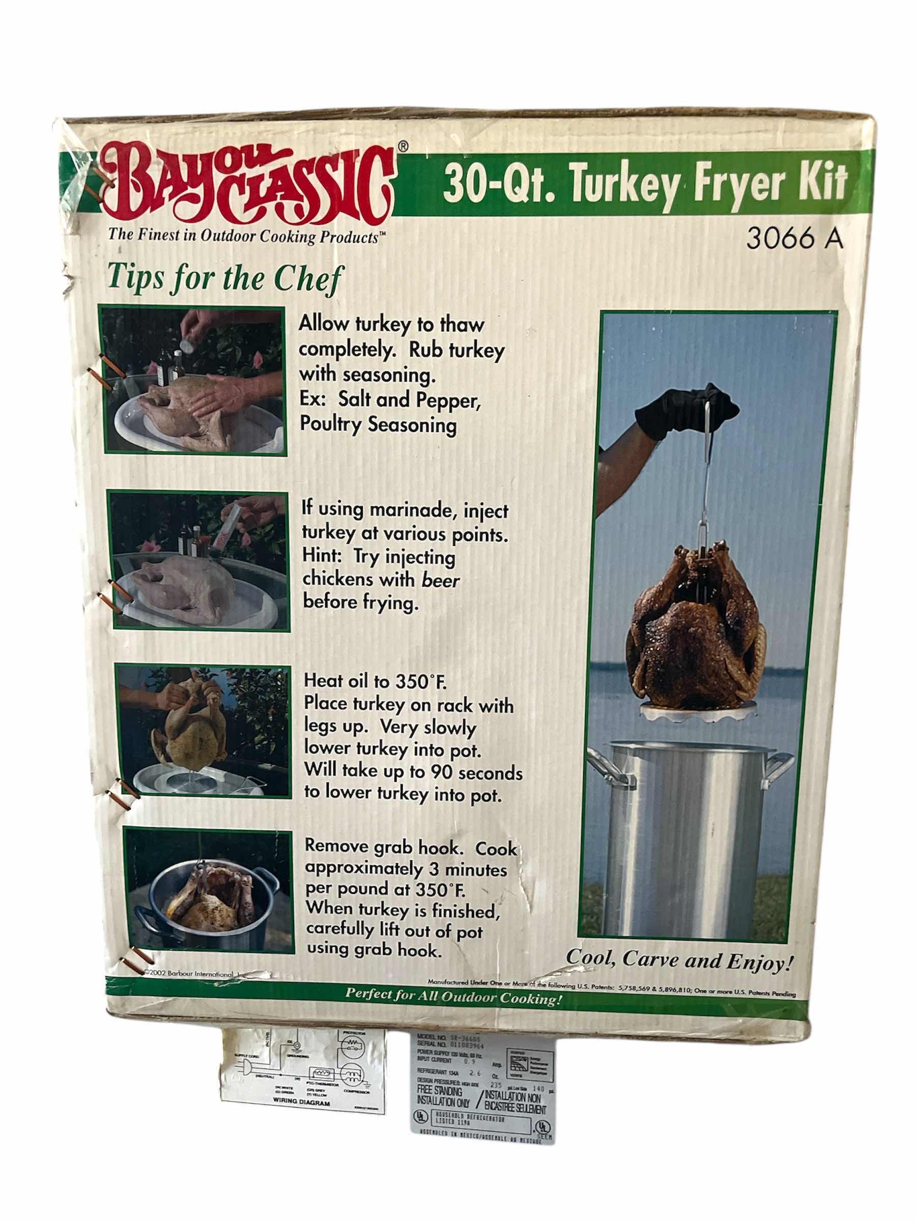 Photo 1 of ANTIQUE BAYOU CLASSIC 30-QT TURKEY FRYER KIT-3066A