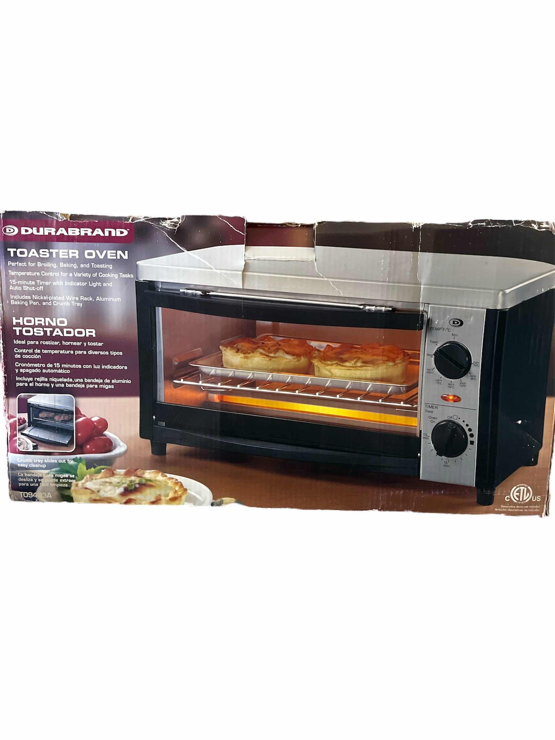 Photo 1 of DURABRAND TOASTER OVEN T09403A