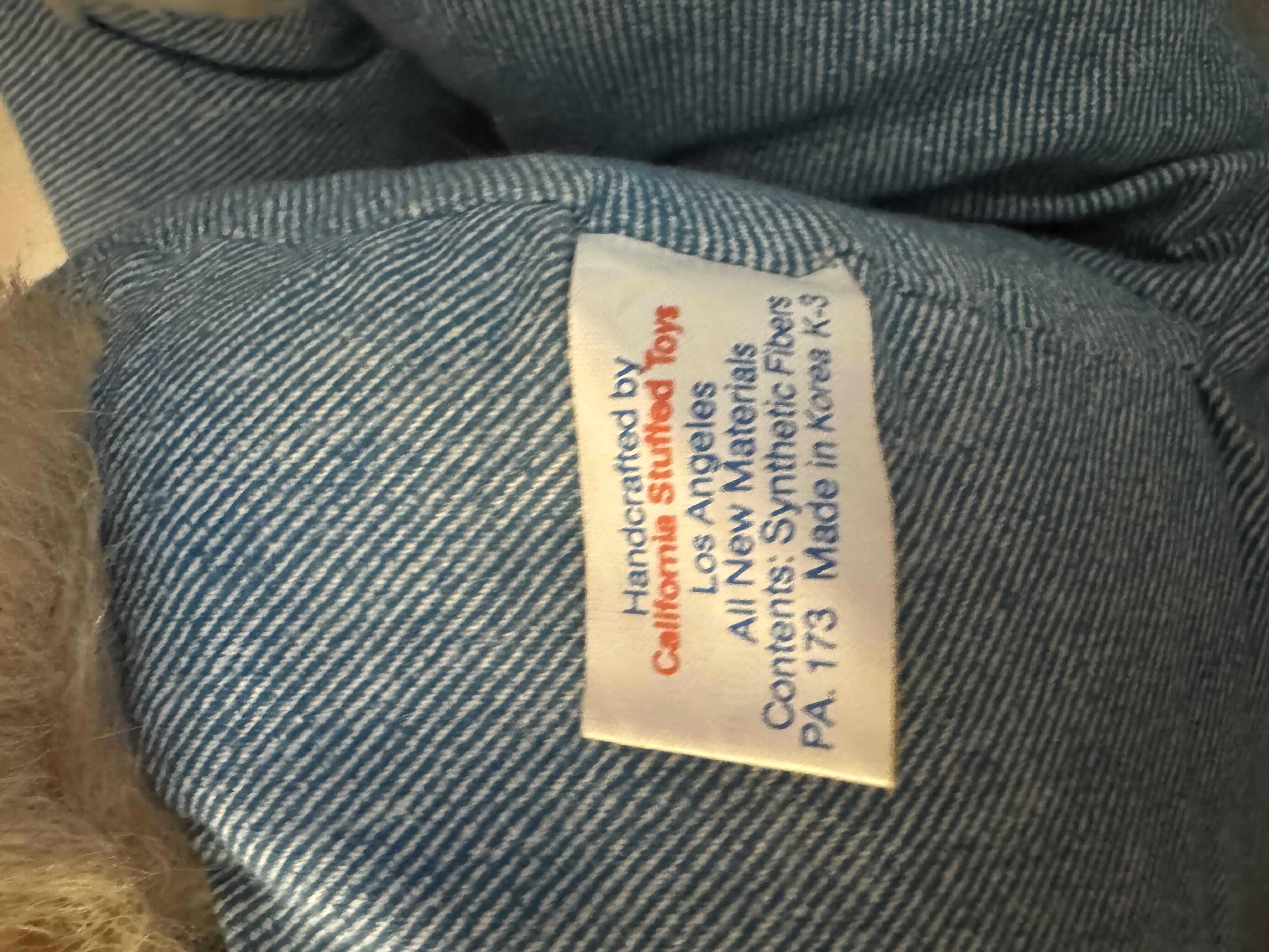 Photo 1 of 2- VINTAGE 1984 KIRBY KOALA BEAR PLUSH 18”, WINNER BY GIBSON AND COMMONWEALTH CARNIVAL PRICE 16”