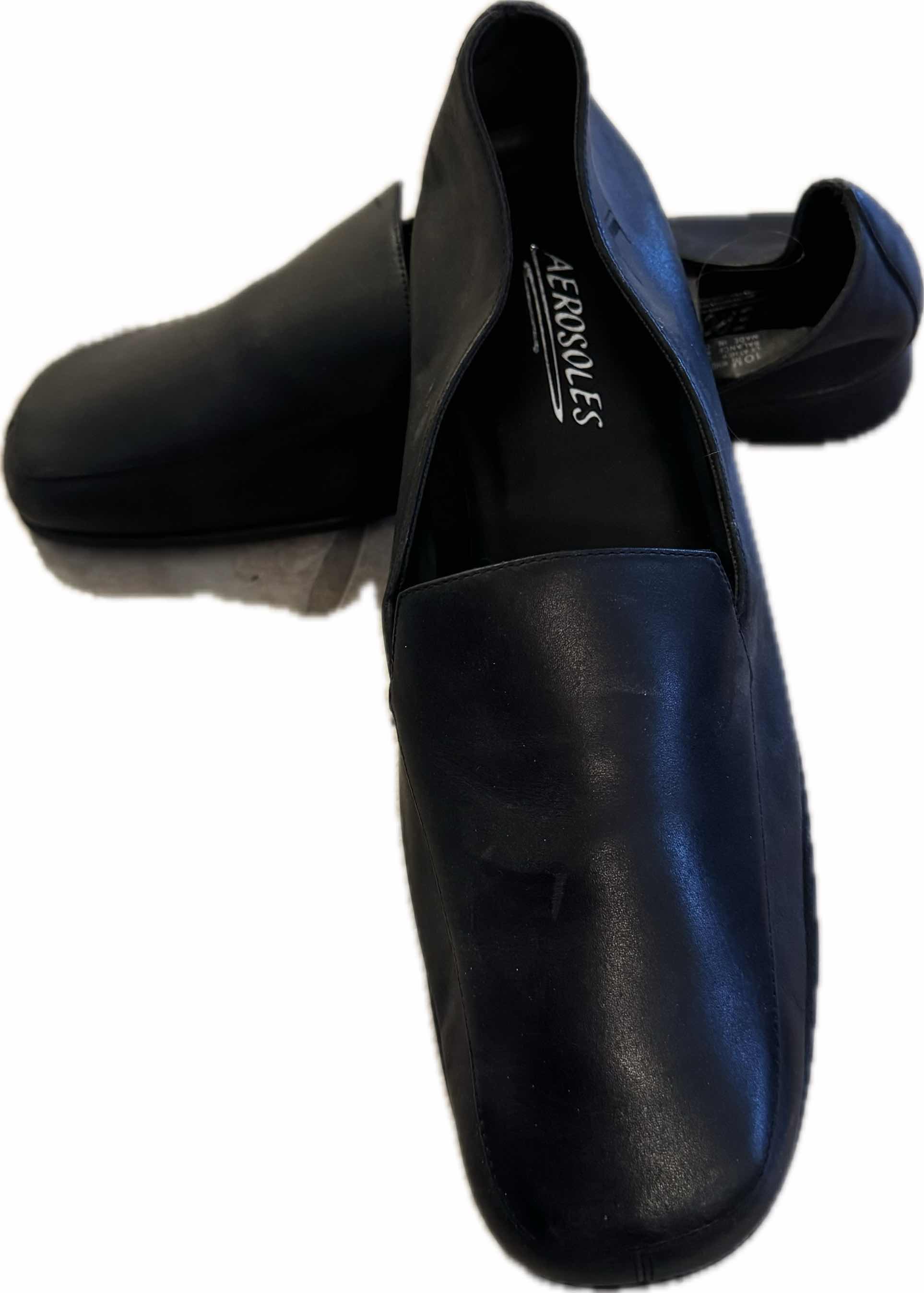 Photo 1 of 60
2- WOMENS SHOES, BLACK LEATHER WALKABLES COMFORT COLLECTION SIZE 9.5WIDE, BLACK LEATHER AEROSOLES SIZE 10