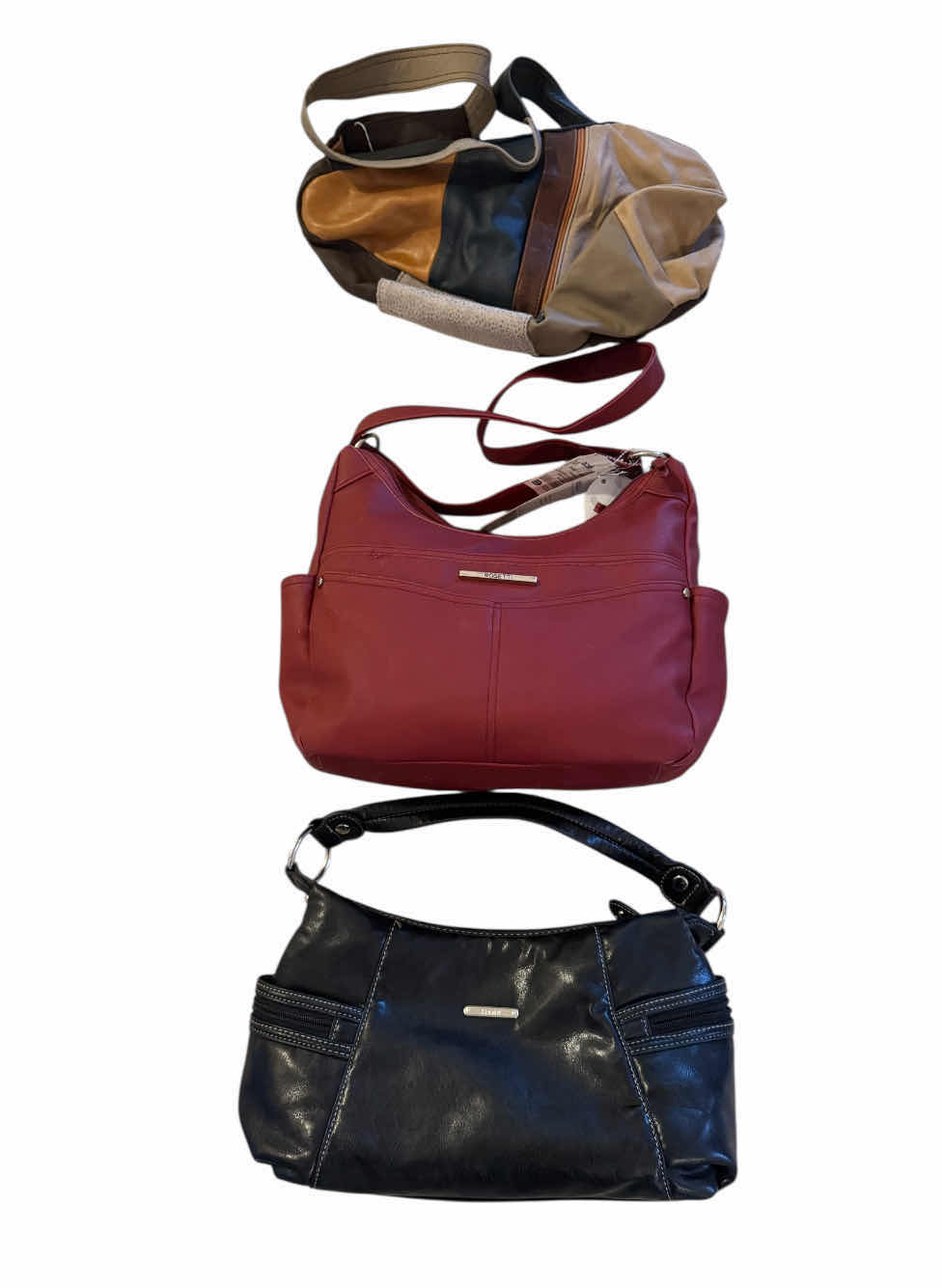 Photo 1 of 3- WOMENS BAGS, PURSES, RED ROSETTI, BLACK LEATHER KOLTOV, MULTICOLOR SW LEATHER BAG