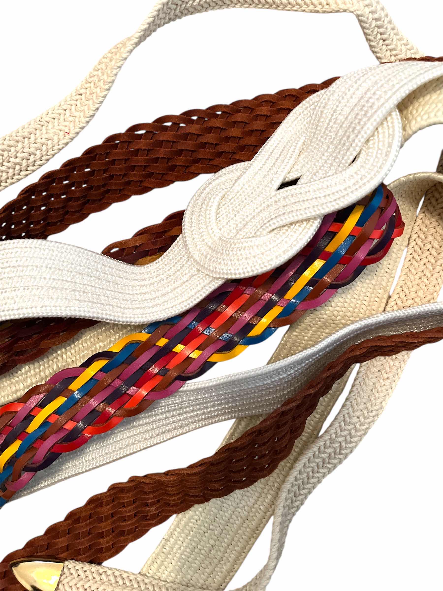 Photo 1 of ASSORTED VINTAGE FASHION BELTS XL-XXL 5 PIECES