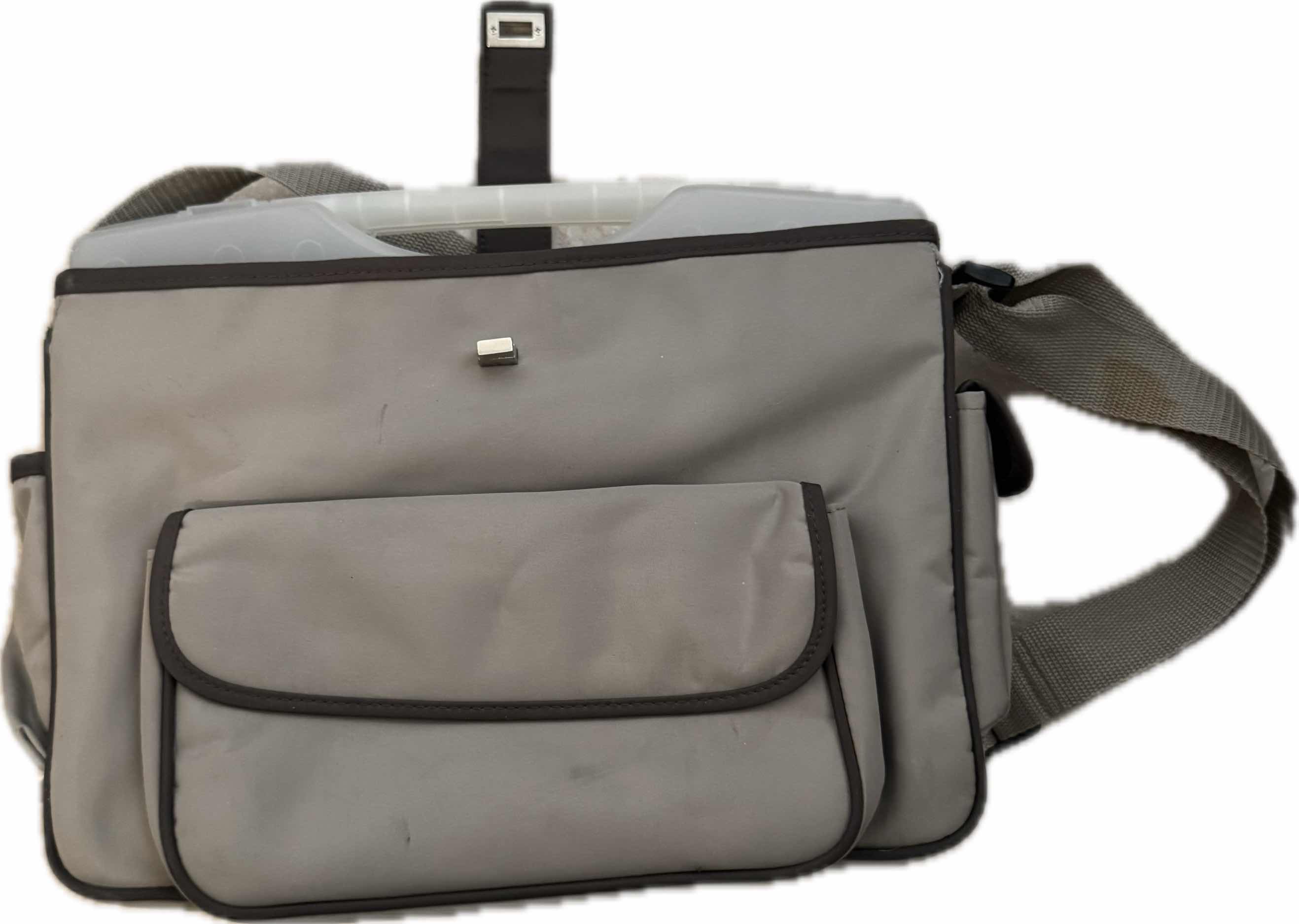 Photo 1 of 3- ART STORAGE BAGS, BLACK/RED ART BIN STORAGE BIN BAG, PURPLE CRAFT MATES ART STORAGE BAG, GRAY STORAGE BIN BAG