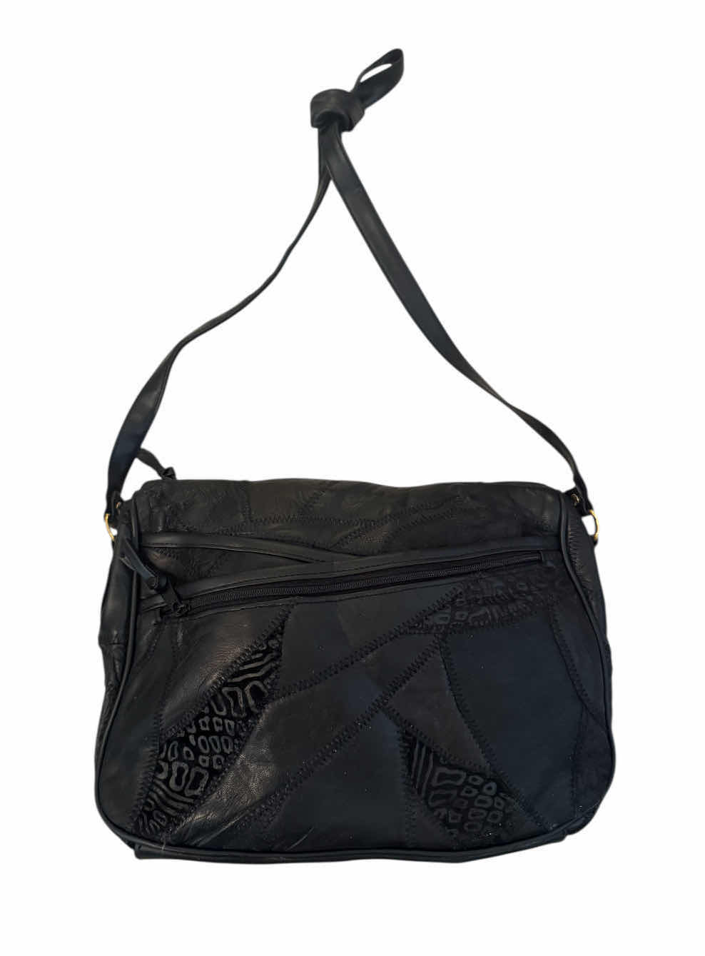 Photo 1 of 3- WOMENS LEATHER HANDBAGS PURSES, BLACK ANIMAL PRINT PATTERN HANDBAG, BLACK HANDBAG, MULTICOLOR HANDBAG