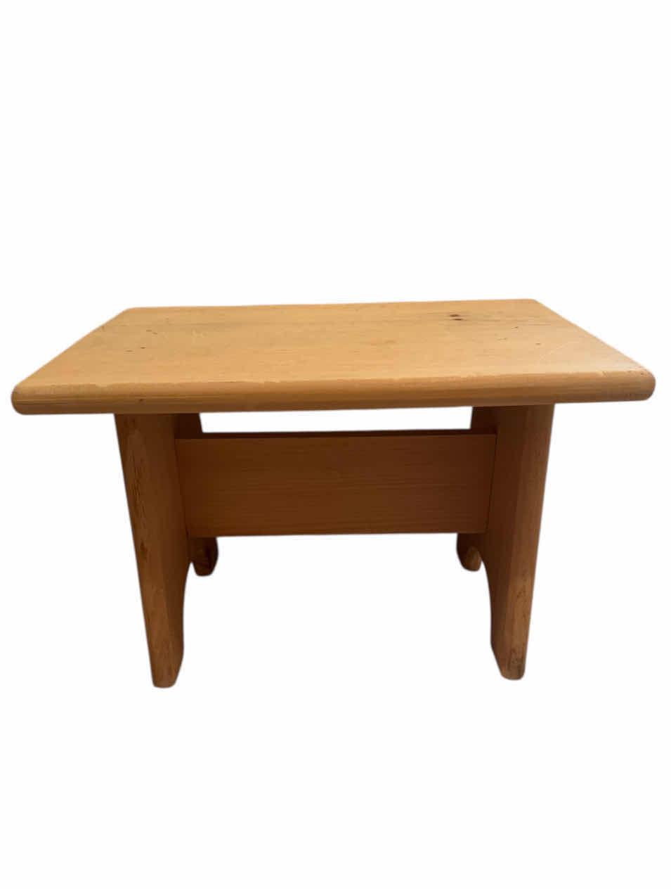 Photo 2 of 4- DESK ORGANIZER, BLACK METAL FILE ORGANIZERS, WHITE ROTATING ORGANIZER, WOODEN FOOT REST, DESK FOOT REST. FOOT REST 15” X11” X H10”. BLACK METAL ORGANIZER  8” X 10” X H12”. 7” X 10” X H6.5” WHITE ROTATING ORGANIZER. D9” X H11”