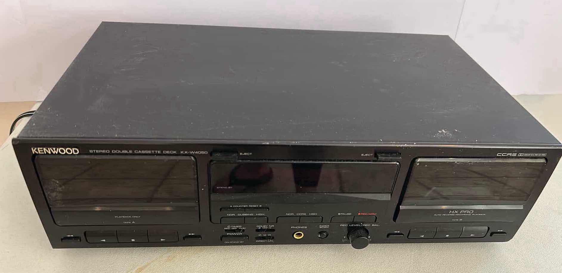 Photo 1 of KENWOOD STEREO  DOUBLE CASSETTE DECK