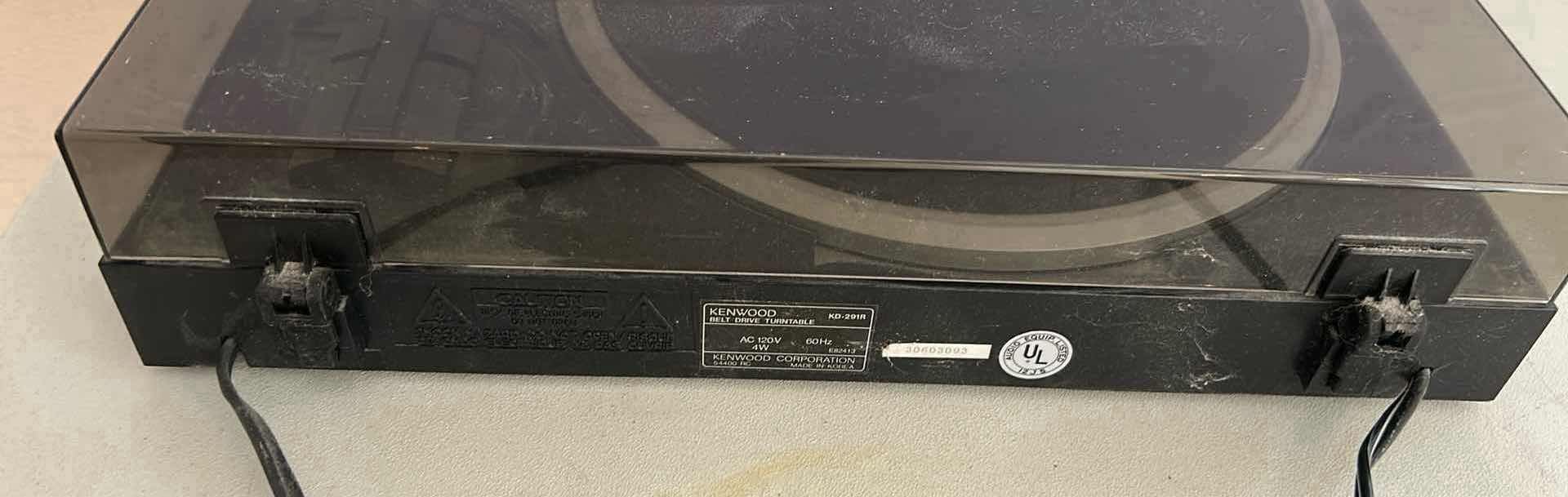 Photo 1 of KENWOOD AUTOMATIC RETURN TURNTABLE