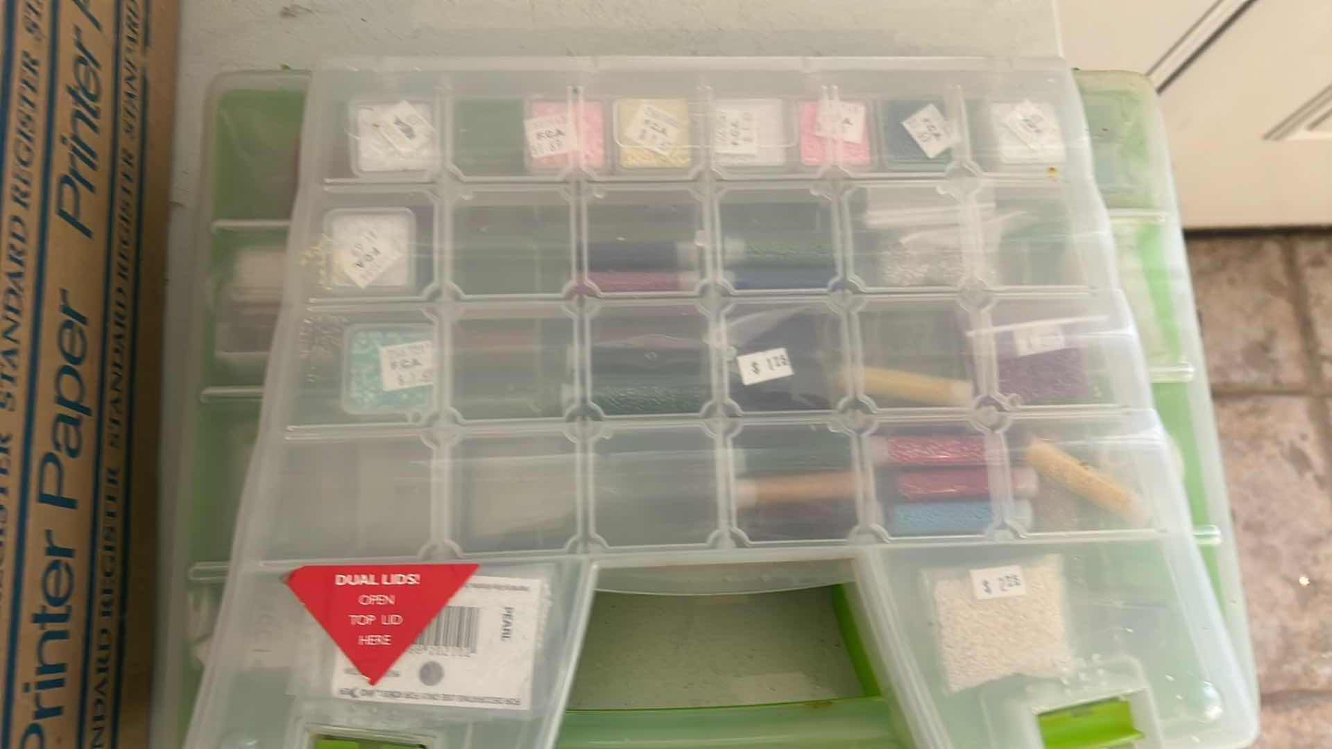 Photo 1 of 3- CONTAINERS CRAFTING SUPPLIES