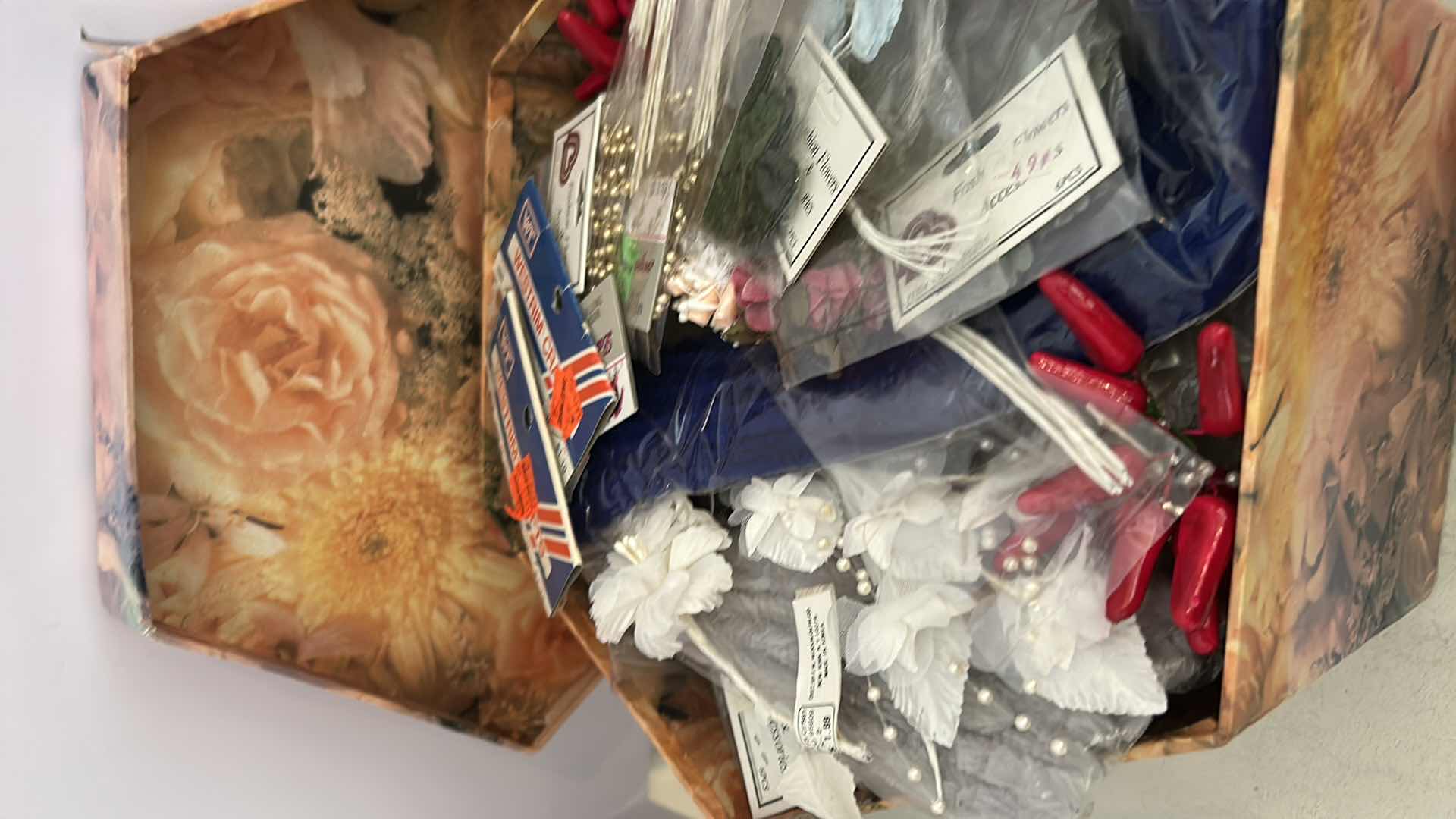 Photo 2 of 4- DECORATIVE BOXES OF CRAFT SUPPLIES