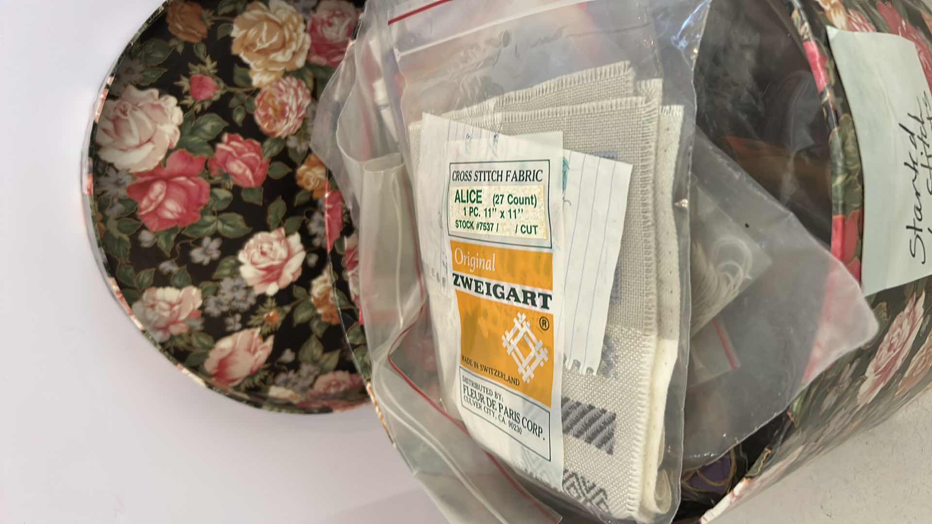 Photo 3 of 2-DECORATIVE BOXES WOODEN DOLLS X STITCH