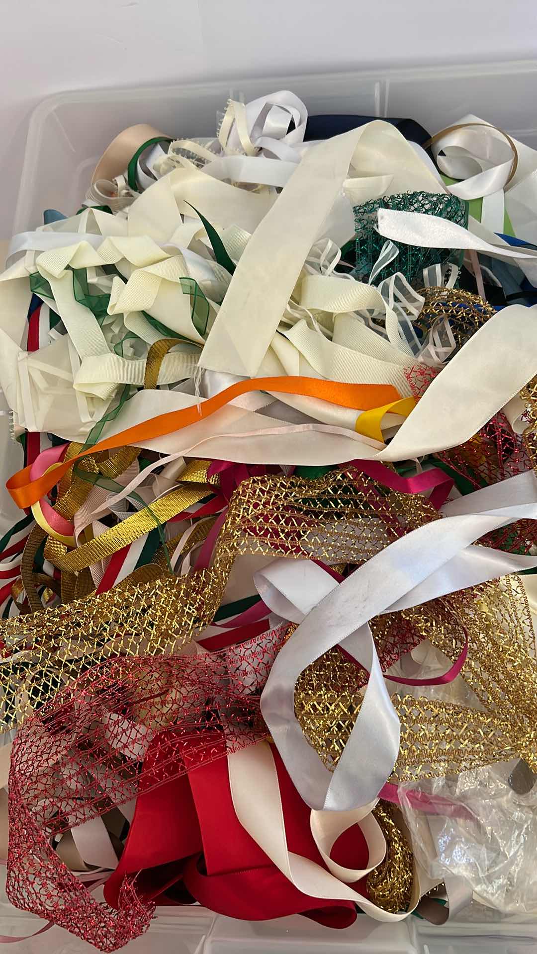 Photo 2 of 2-PLASTIC CONTAINERS CRAFT SUPPLIES