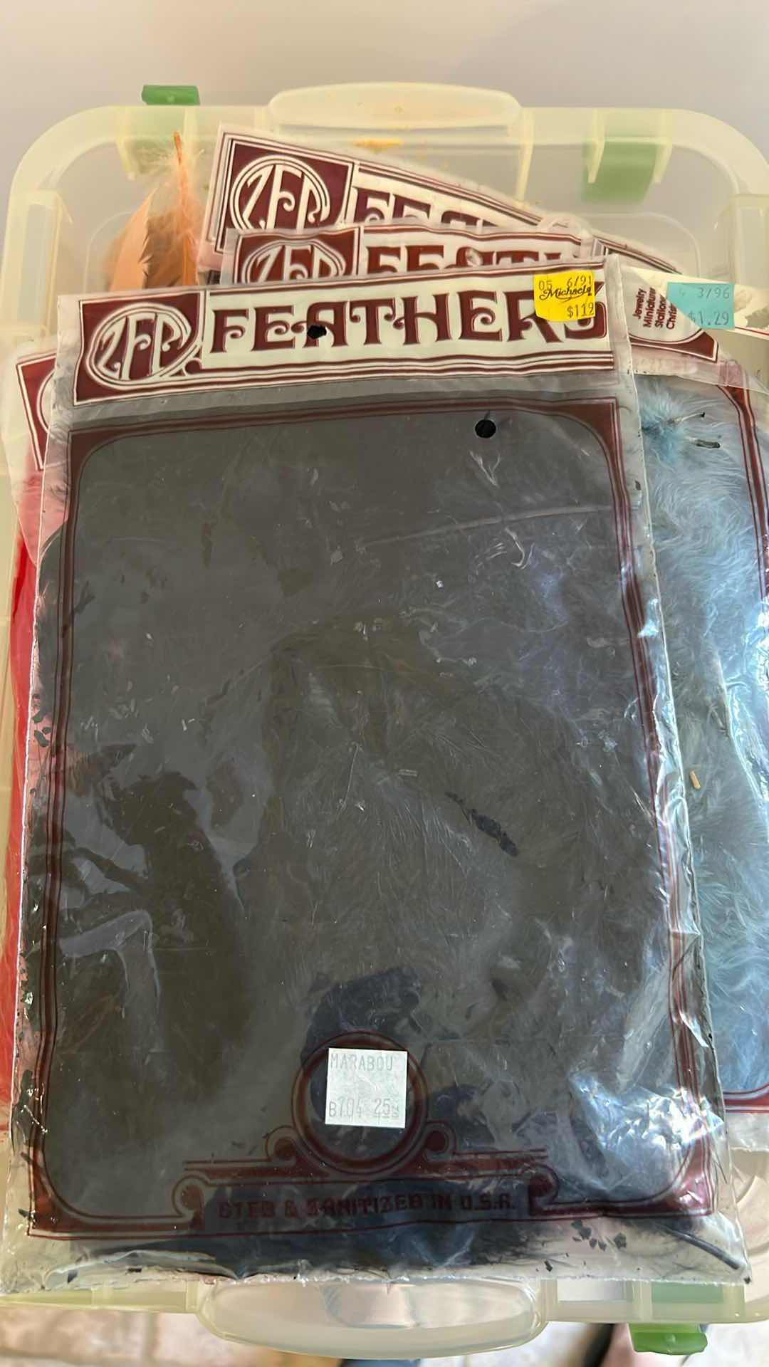 Photo 1 of 5- PLASTIC CONTAINERS IF CRAFT SUPPLIES