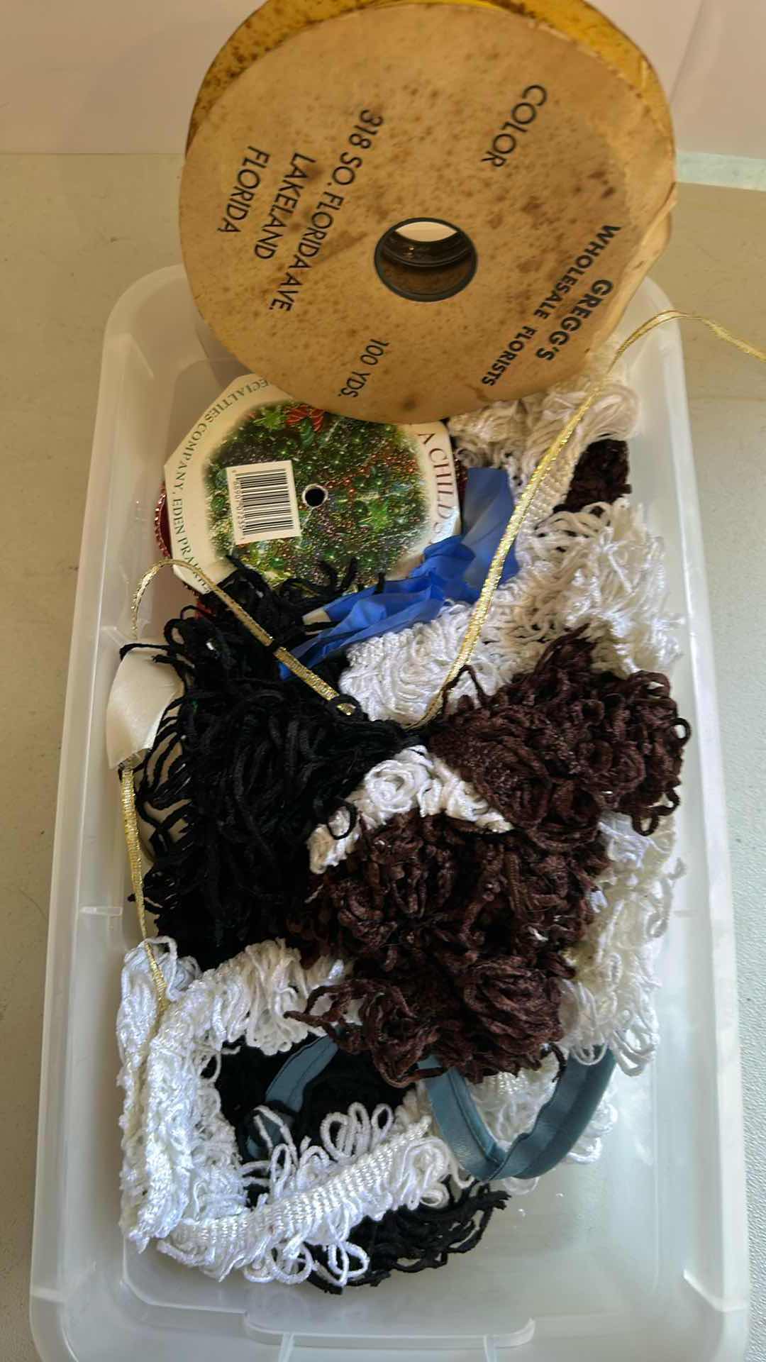 Photo 1 of 5- PLASTIC CONTAINERS IF CRAFT SUPPLIES