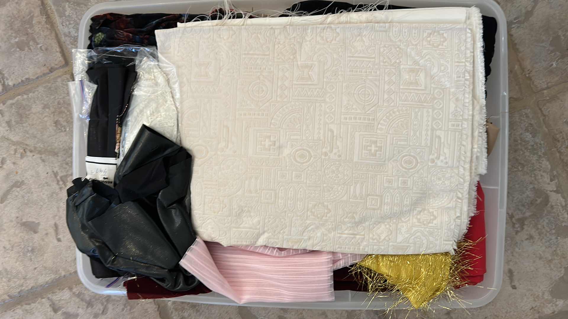 Photo 2 of 3- PLASTIC CONTAINERS CRAFT SUPPLIES