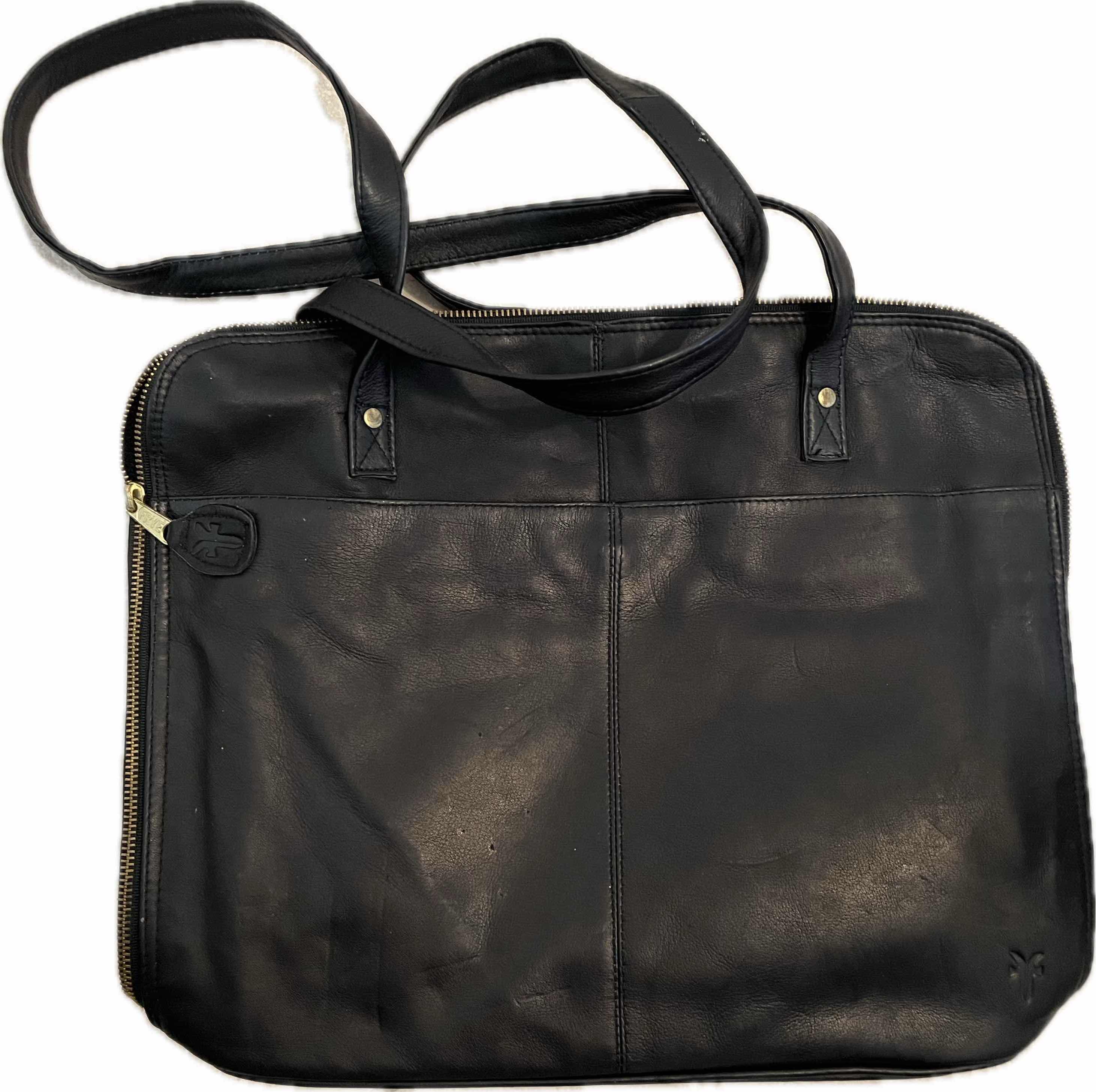 Photo 1 of $80
VINTAGE FRYE BENCHCRAFTED LEATHER LAPTOP BAG BLACK