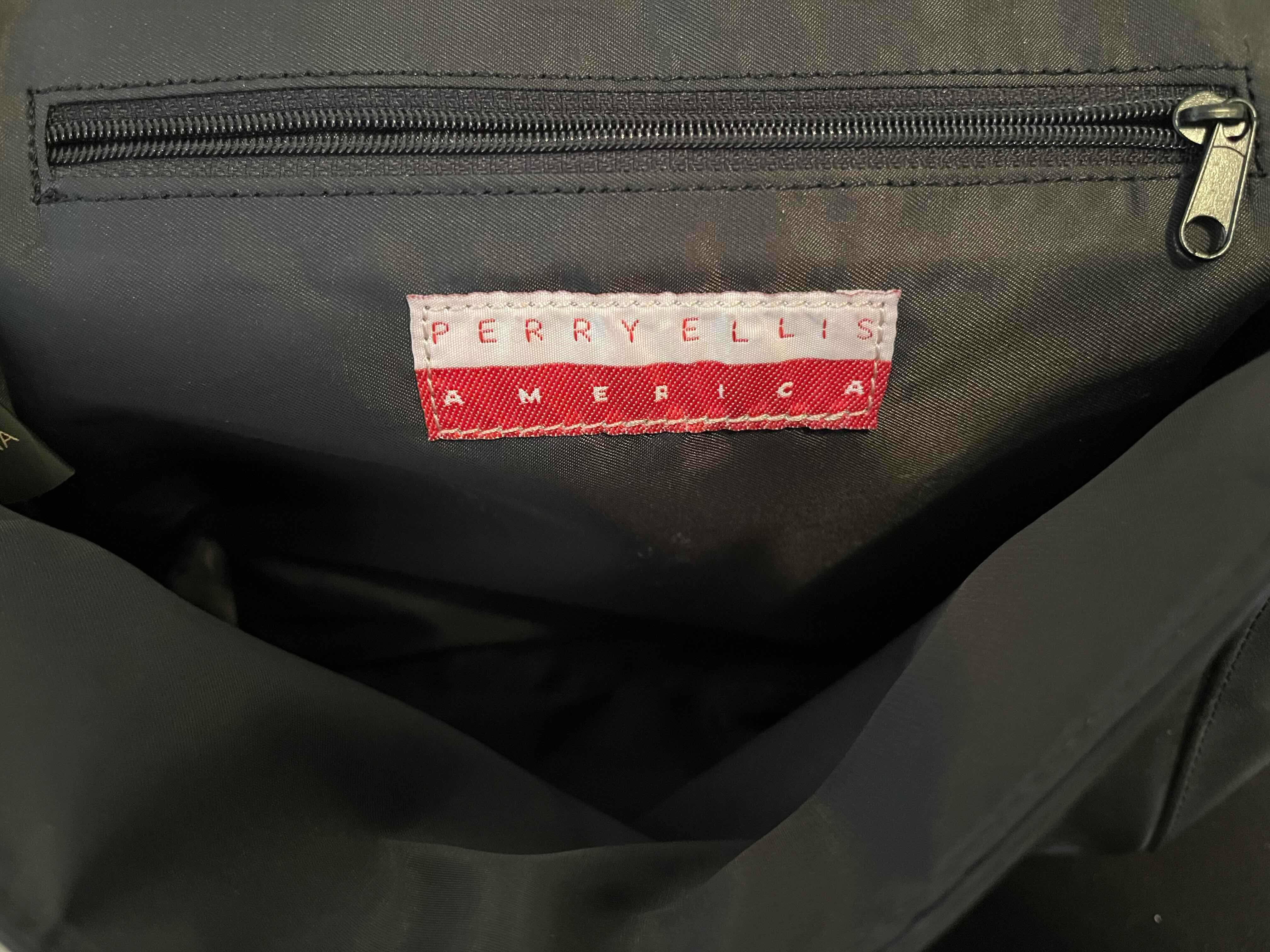 Photo 1 of $40
PERRY ELLIS  BLACK LEATHER BAG