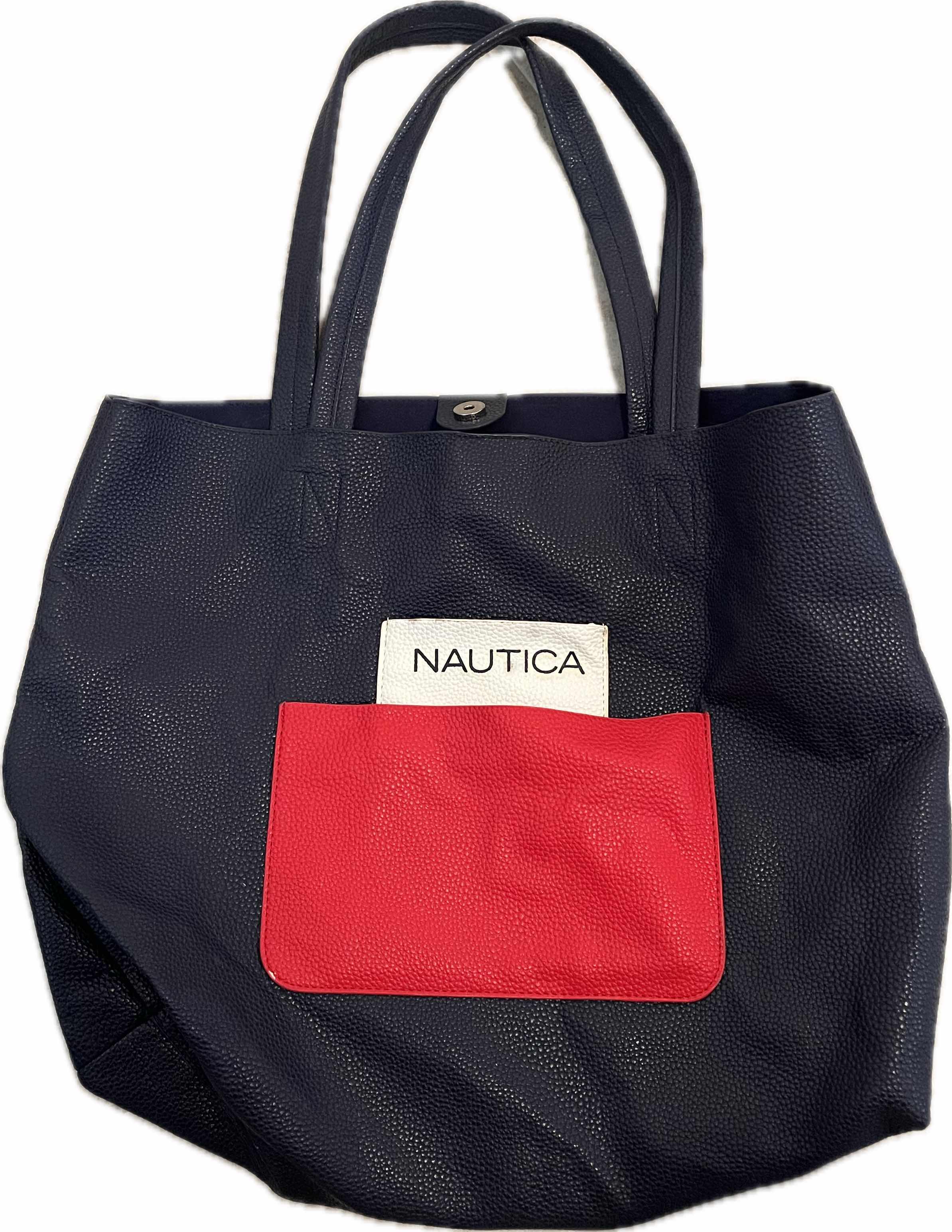 Photo 1 of $45 
VINTAGE NAUTIC HANDBAG RED WHITE AND BLUE