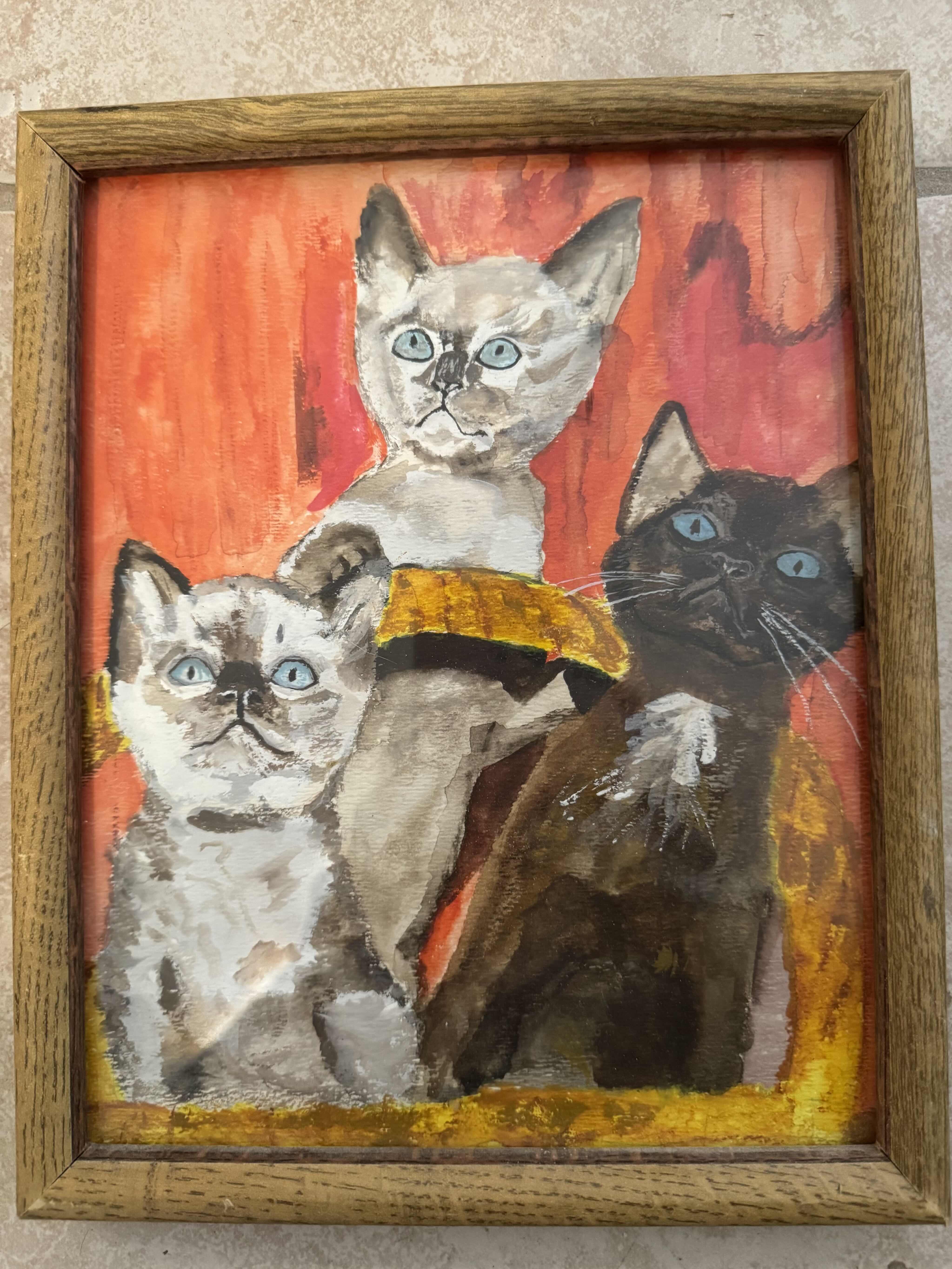 Photo 1 of 7- ASSORTED CAT DECOR, PICTURE FRAMES, AND CUPS

FRAME
8” X 1” X H10”