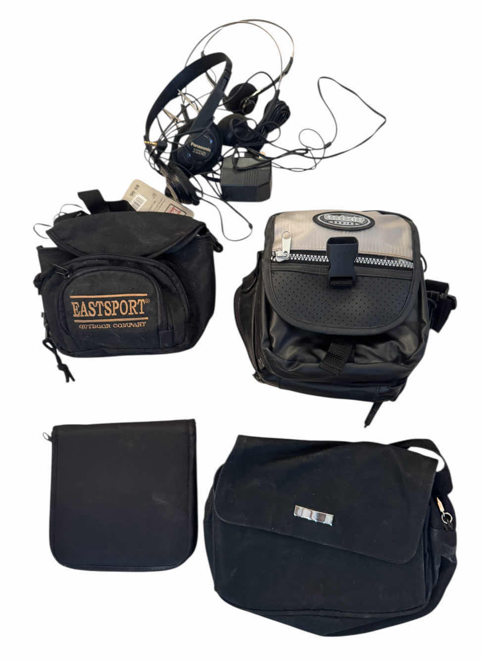 Photo 1 of 100
VINTAGE AM/FM RADIO, LENOX PORTABLE CD PLAYER, AWA CASSETTE TAPE PLAYER, CARRYING CASE, CD HOLDER