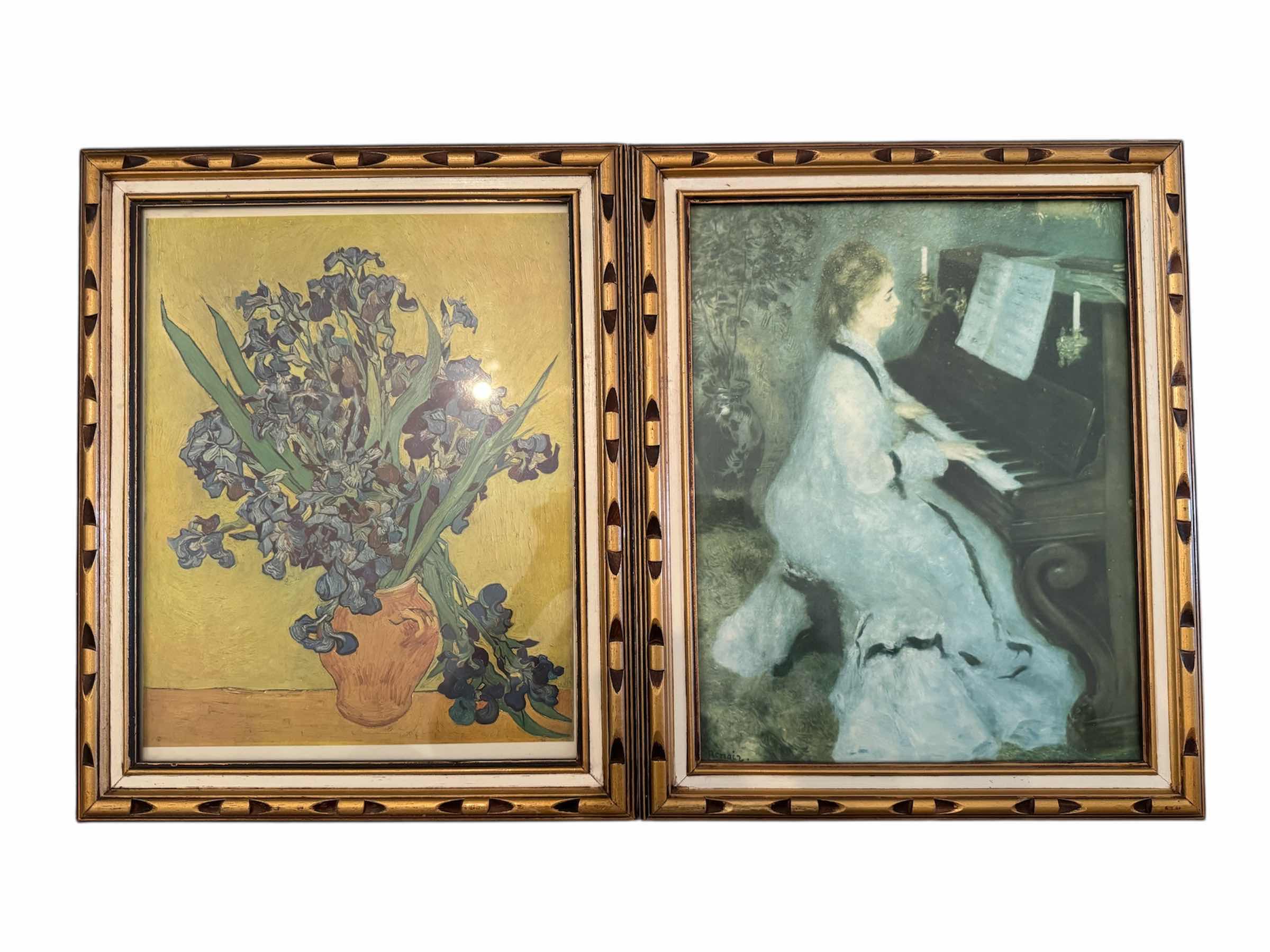 Photo 1 of 30
2- VINTAGE FRAMED ARTWORK LADY PLAYING PIANO AND FLOWERS IN VASE

13.5” X 16” X H1”