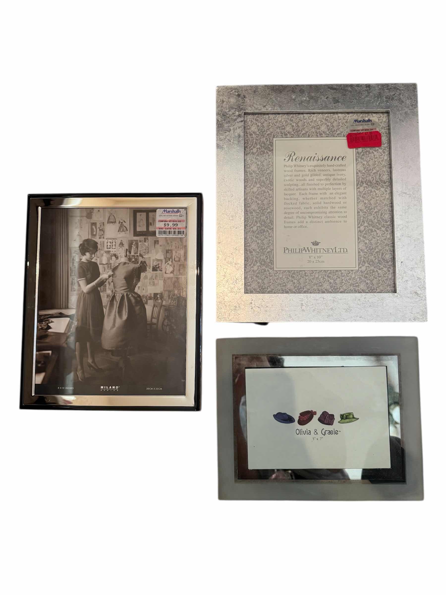 Photo 2 of 30
5- VINTAGE ASSORTED PICTURE FRAMES, METAL, GLASS, AND LEATHER PICTURE FRAMES, HOME DECOR, HOME ESSENTIALS 

8” X 10”
AND SMALLER